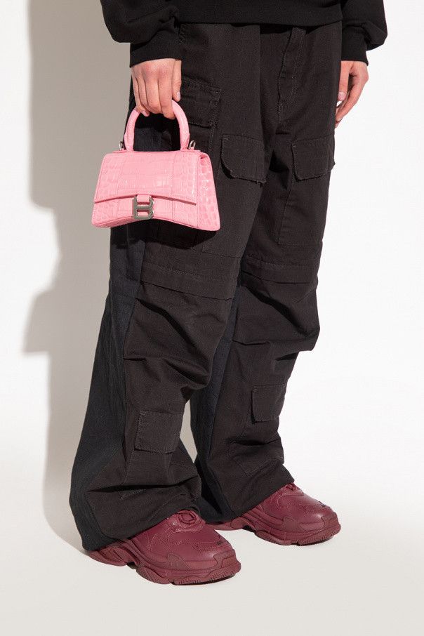Balenciaga o1mt1gz0325 Size: OS / Hourglass XS Handbag Crocodile Size ONE SIZE - 2 Thumbnail
