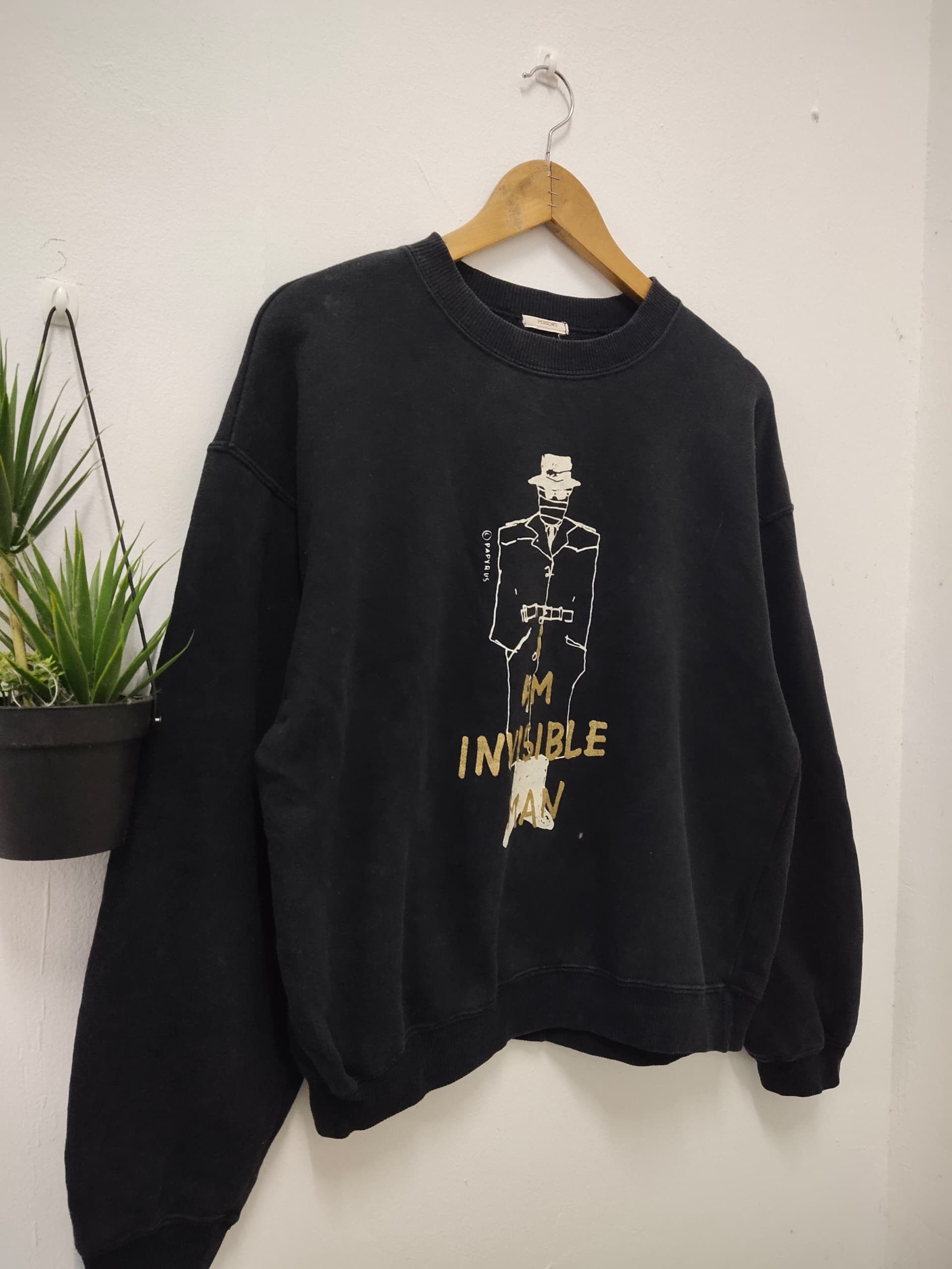 Vintage VTG 90s The Invisible Man Movie cartoon series crewneck Size US L / EU 52-54 / 3 - 5 Thumbnail