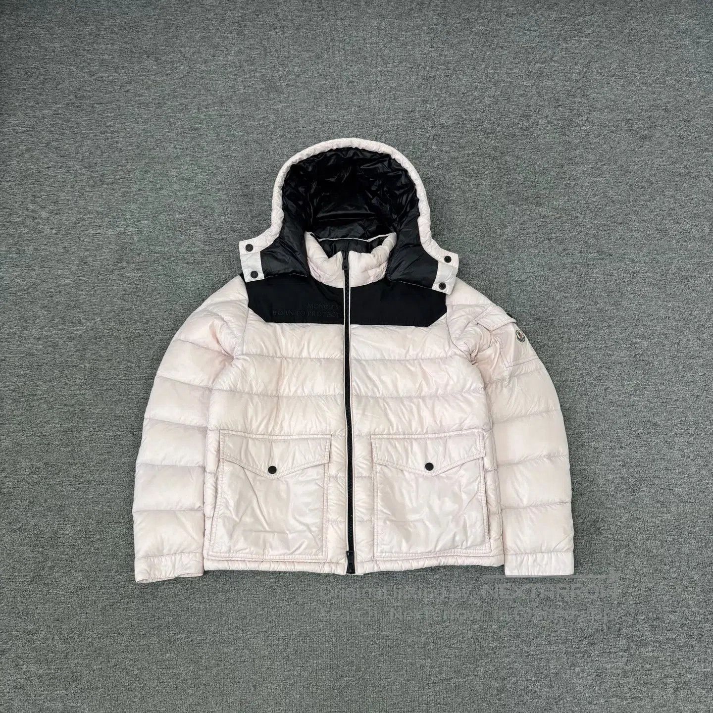 Moncler Moncler x Born to Protect collaborative pink patterned hoo Size S / US 4 / IT 40 - 1 Thumbnail