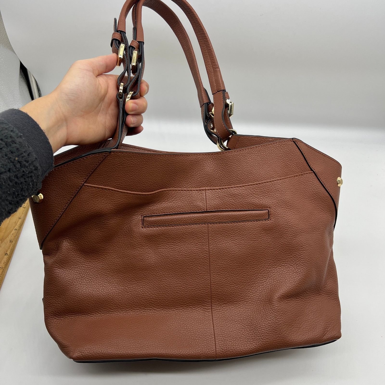 Other LODIS Womens Purse Texas Leather Nikki Satchel B Size ONE SIZE - 2 Thumbnail