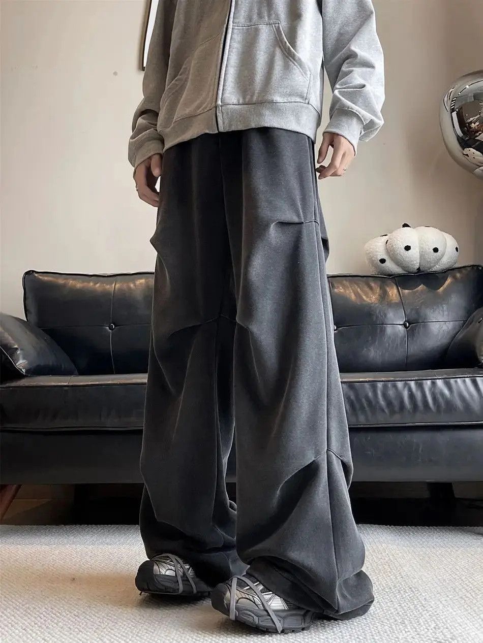 Japanese Brand Retro loose casual wide leg jeans Size US 32 / EU 48 - 2 Thumbnail