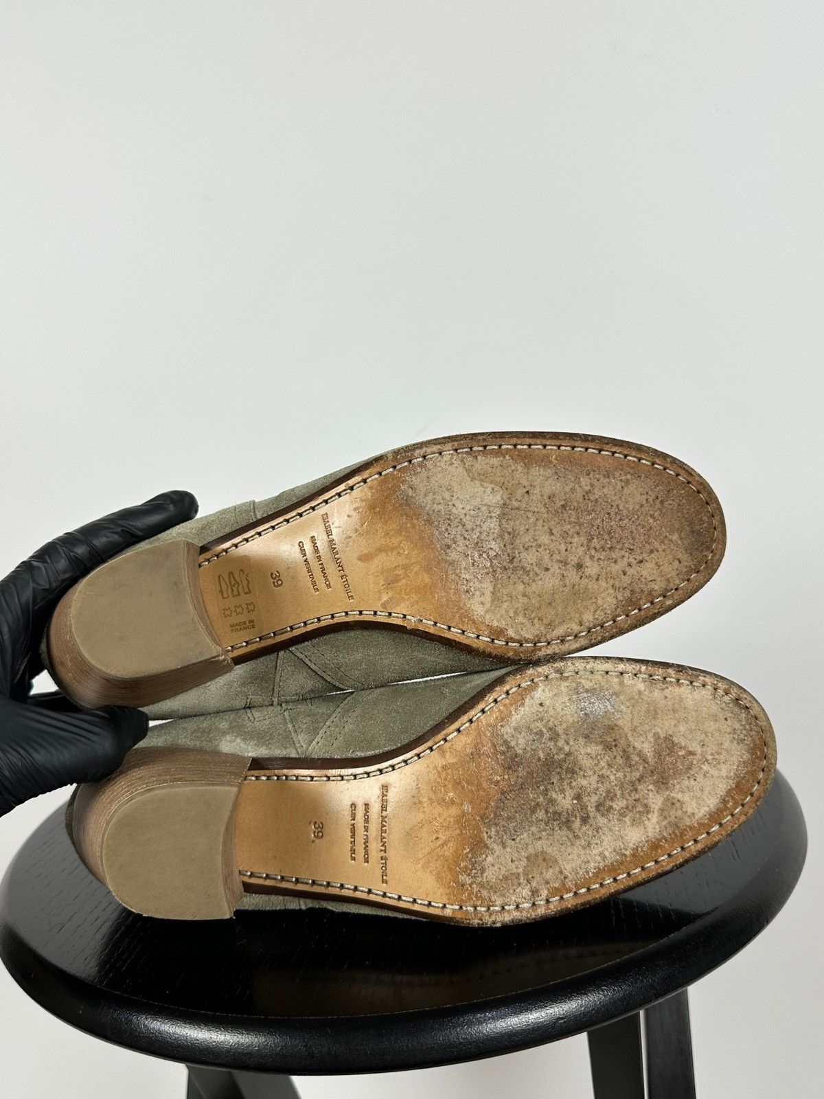 Isabel Marant × Isabel Marant Etoile Isabel Marant Étoile Dicker Suede Ankle Boots Western Style Size US 9 / IT 39 - 22 Thumbnail