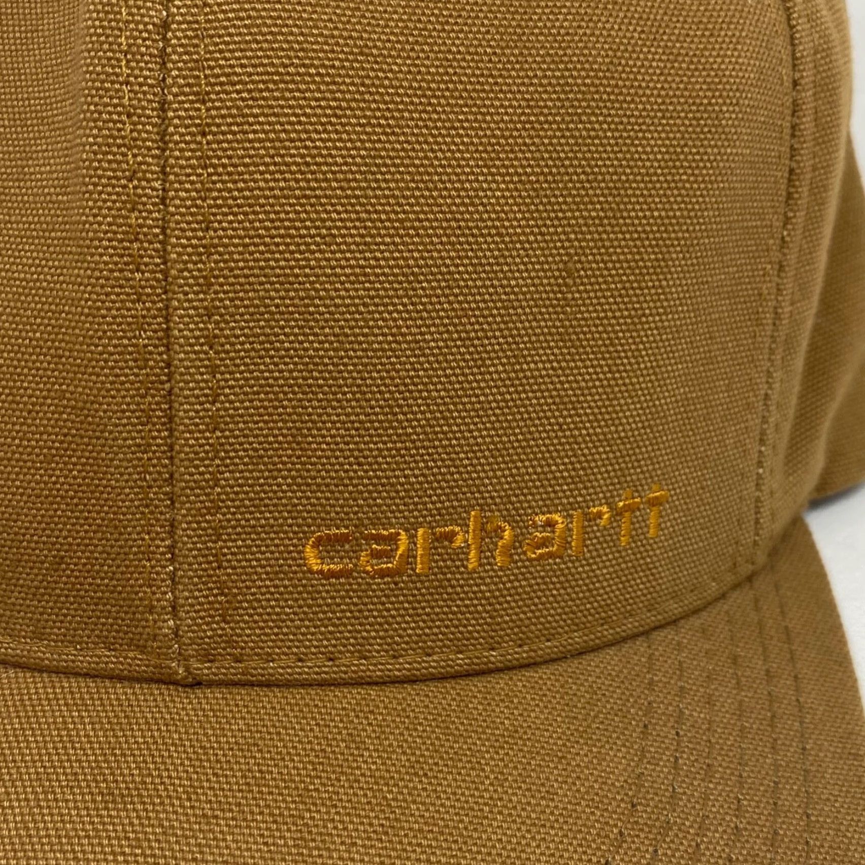 Carhartt VINTAGE Carhartt Hat Cap Snapback Brown Canvas Embroidered USA Chore Work Adjustable Unisex Adults Classic Outdoor USA Theme Size ONE SIZE - 2 Thumbnail