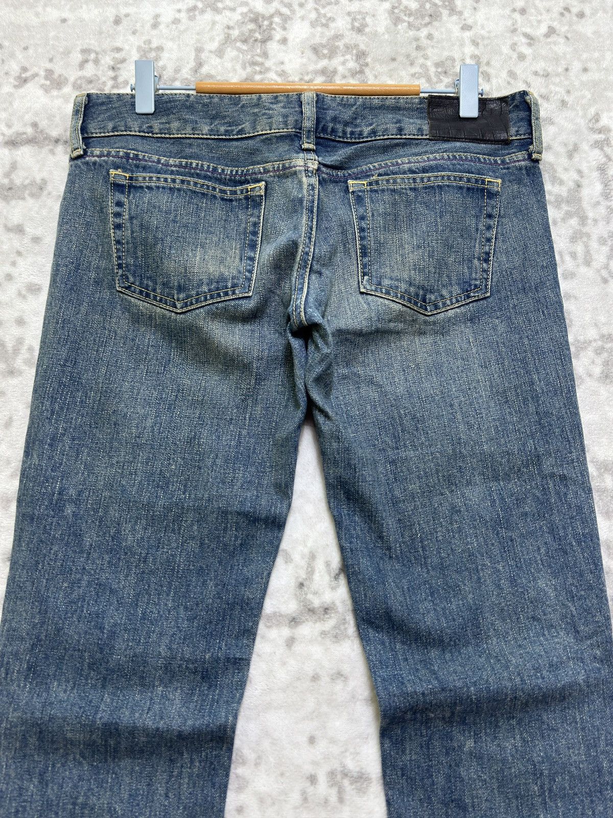 Hysteric Glamour SLY Y2K Low Rise Studded Bootcut Mud Wash Denim Jeans Size US 32 / EU 48 - 8 Thumbnail