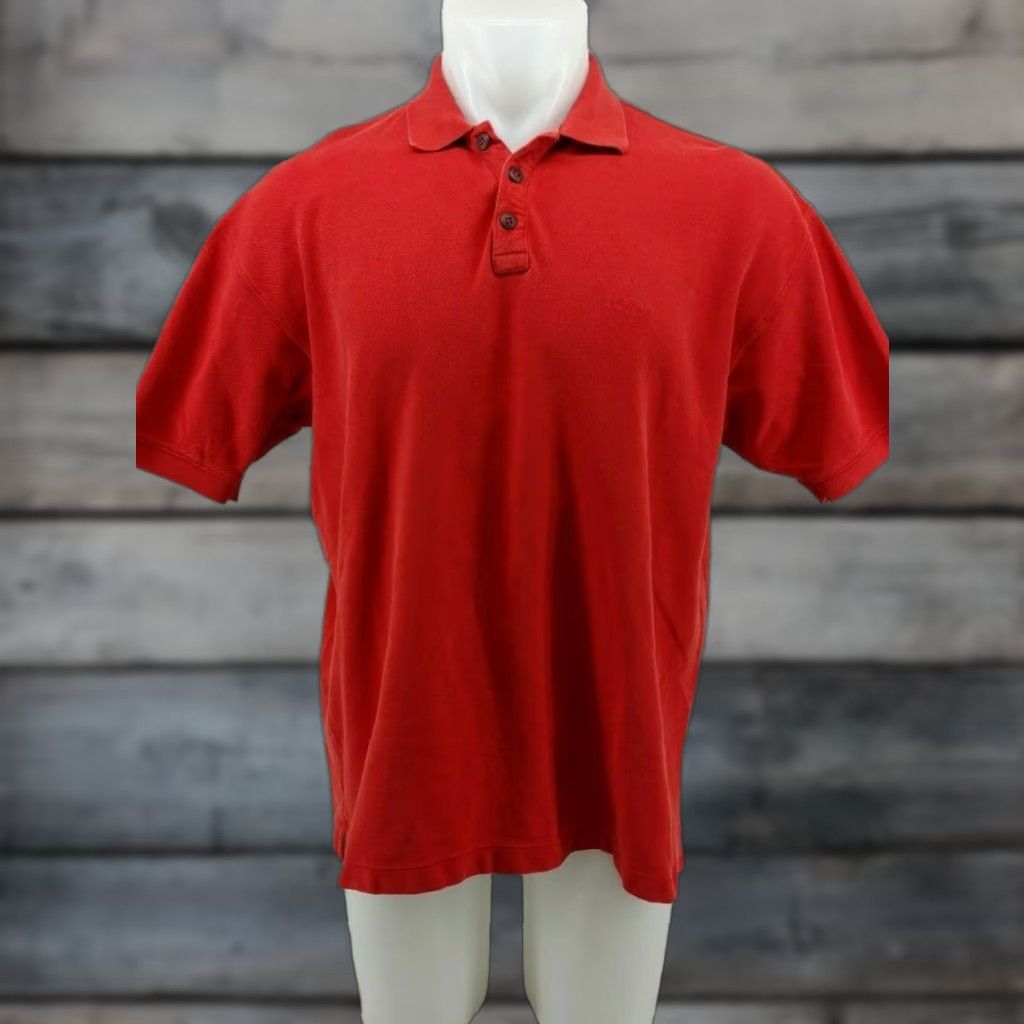 Patagonia Patagonia Polo Shirt Mens L S/S Organic Cotton Dark Orange T-Shirt Rugby Solid Short Sleeve Collared Vintage: No Size US L / EU 52-54 / 3 - 1 Thumbnail