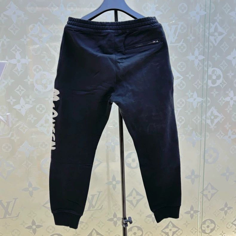 Alexander McQueen Alexander McQUEEN size S Logo - printed knitted sports pan Size US 27 - 4 Thumbnail