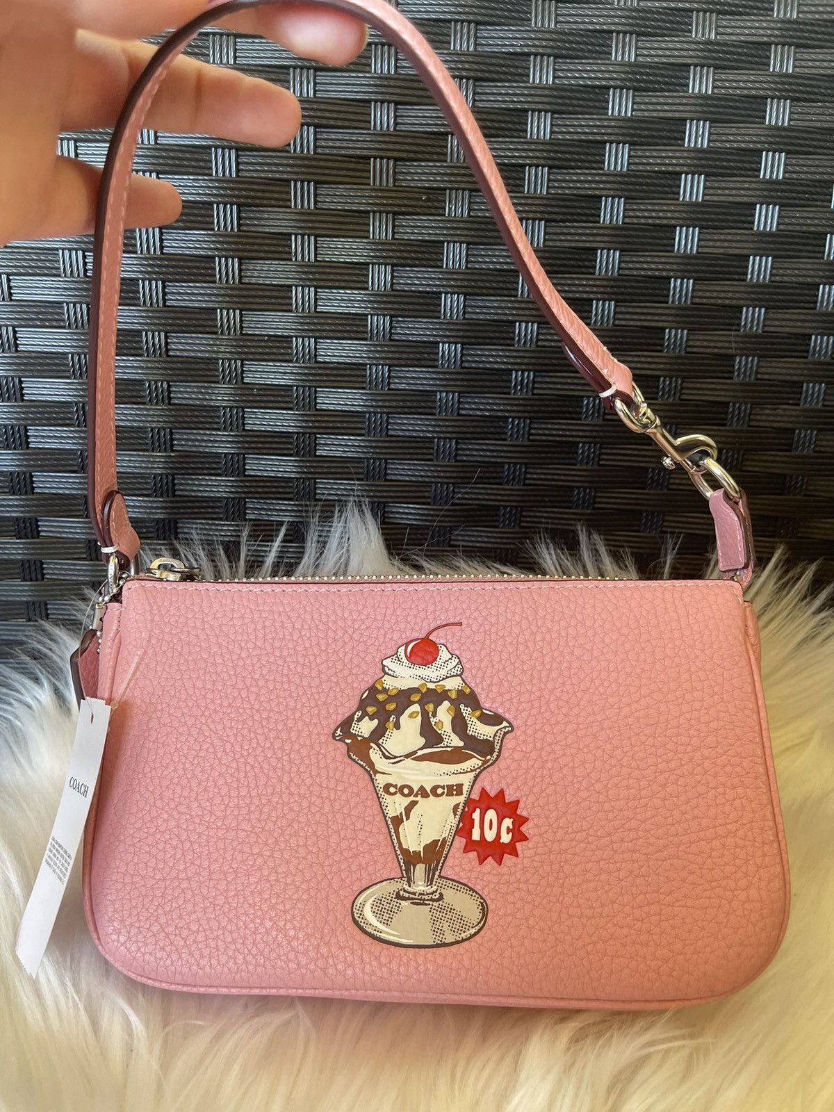 Coach Coach Nolita 19 With Sundae Graphic IN Cherry Blossom Size ONE SIZE - 5 Thumbnail