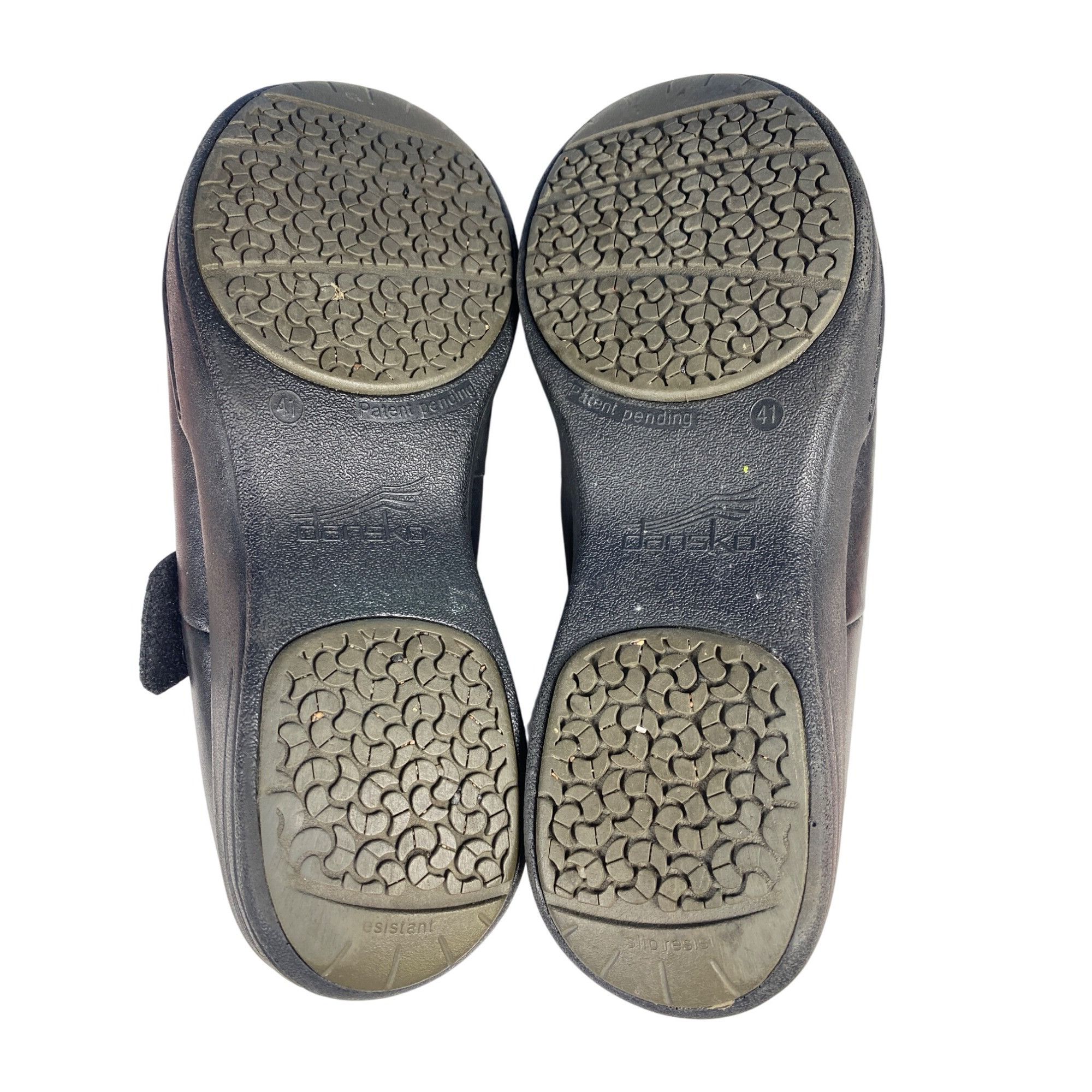 Dansko DANSKO Sonoma Annie ~ Black Leather Mary Janes Clogs Comfort Size US 11 / IT 41 - 8 Thumbnail