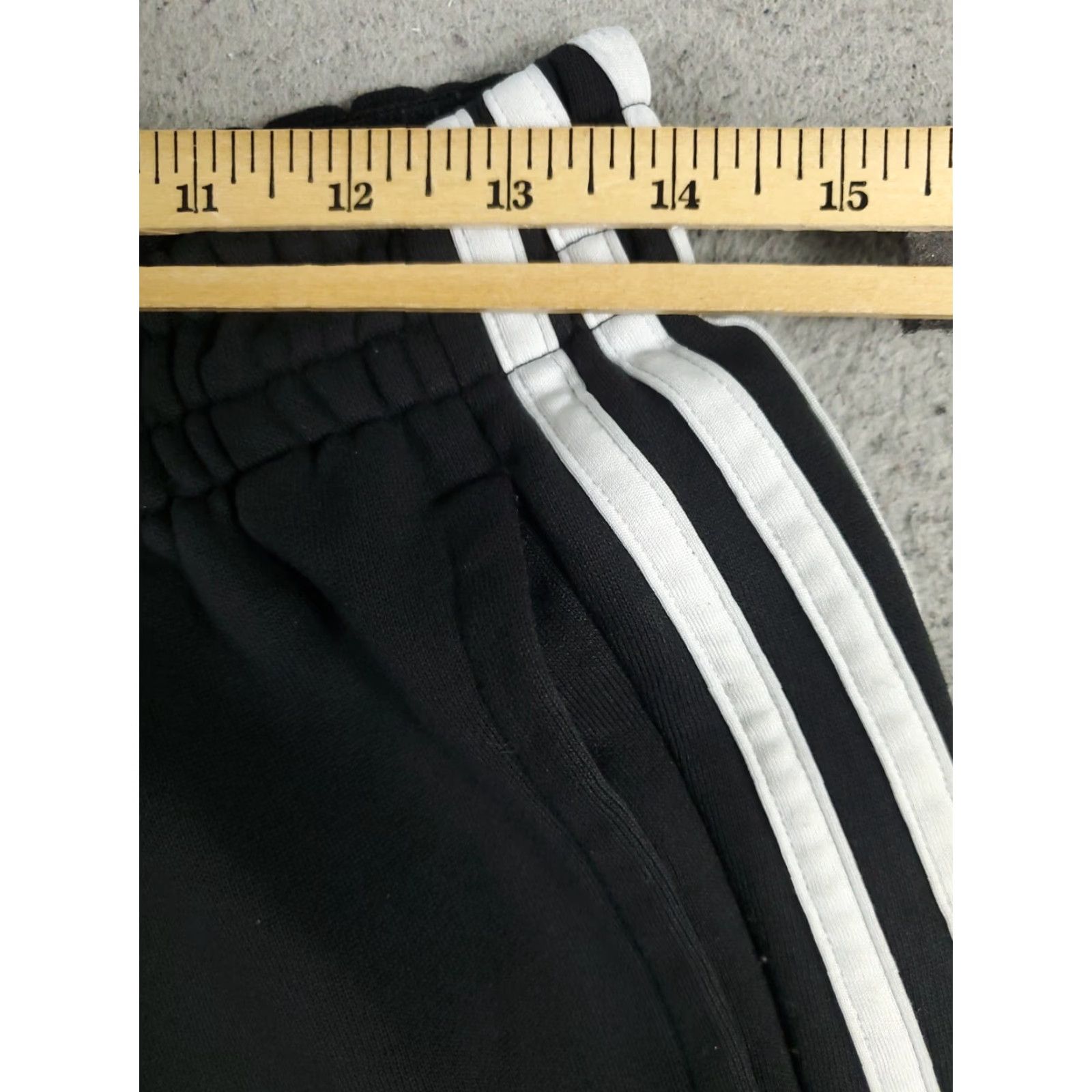 Adidas Adidas Pants Mens Size Medium Black Running Track Joggers Sweatpants Size US 31 - 3 Thumbnail