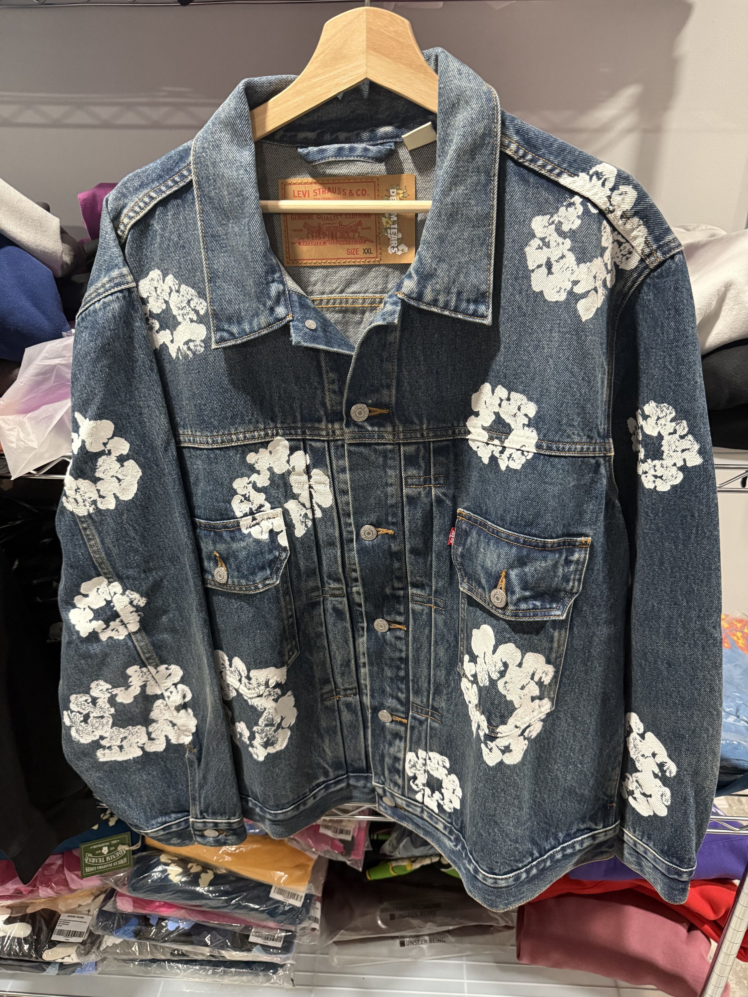 DENIM TEARS × Levi's Denim tears levi's denim jacket Size US XXL / EU 58 / 5 - 1 Thumbnail