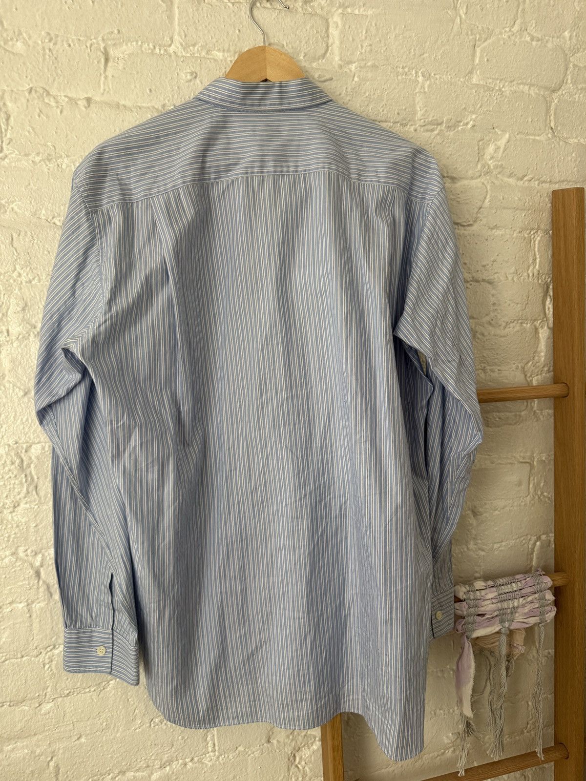 Comme des Garcons SHIRT RARE Comme des Garçon Cut Out Striped Shirt Size US XL / EU 56 / 4 - 4 Thumbnail