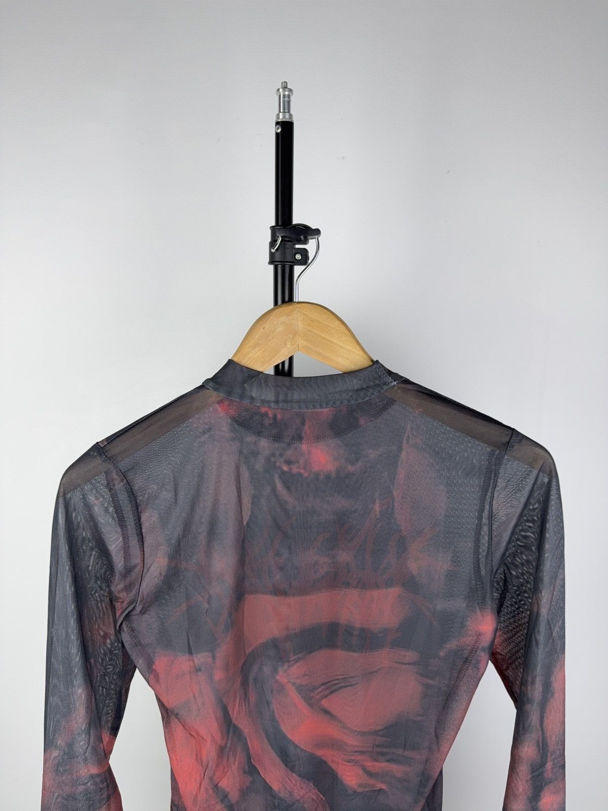 Designer × Japanese Brand STYLE ❗️Save The Queen Jean Paul Gaultier Mesh Top Blouses Size S / US 4 / IT 40 - 4 Thumbnail