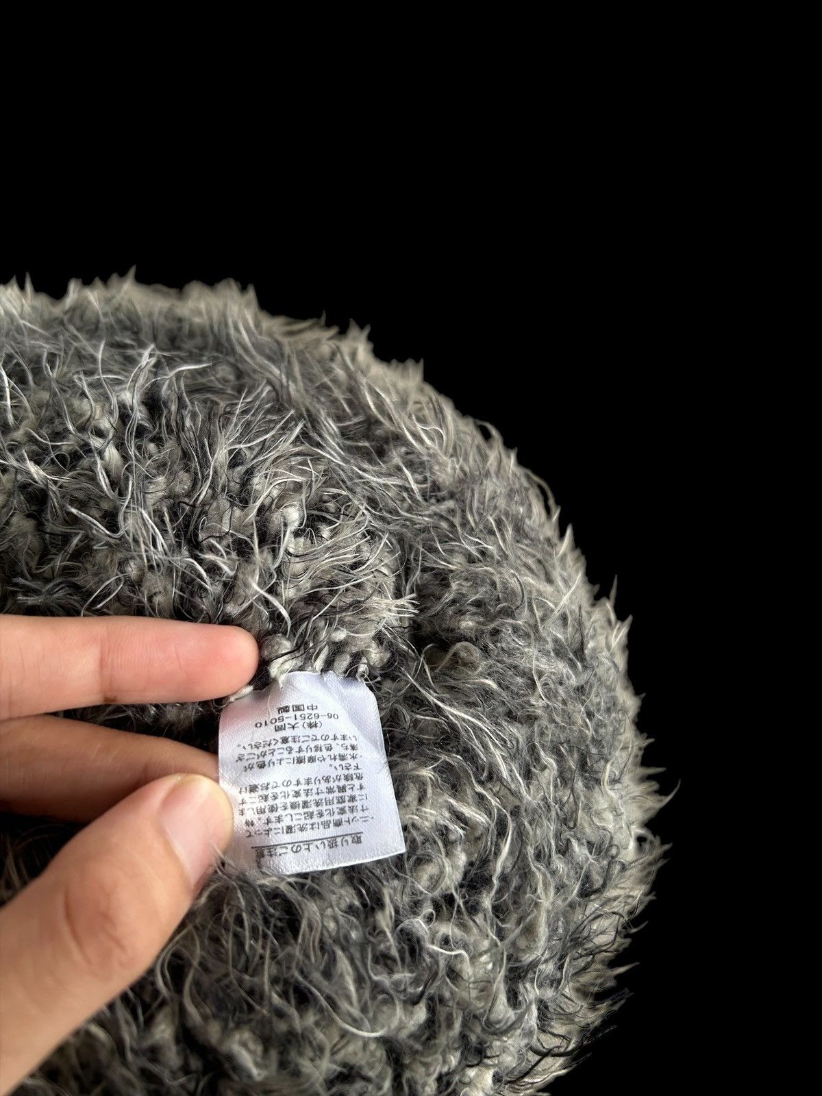 14th Addiction × Hysteric Glamour × Japanese Brand Punk Bondage Style Mohawk Mohair fur Beanie Hats RaRe 🎌☠️☠️ Size ONE SIZE - 4 Thumbnail