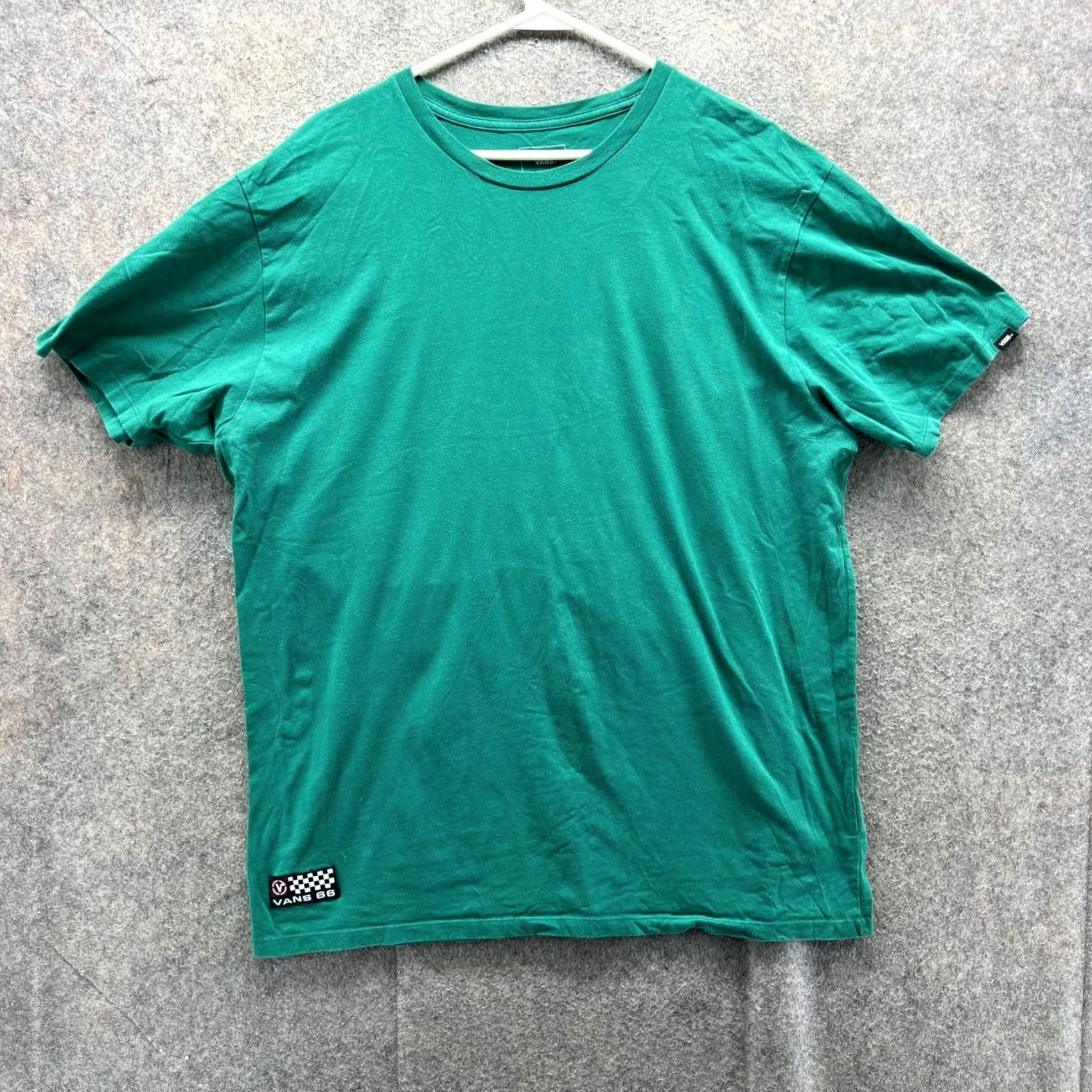 Vans VANS Shirt Mens XXL Green Crewneck Custom Fit Casual Tee SkateBoard Cotton Y2K Size US XXL / EU 58 / 5 - 2 Thumbnail