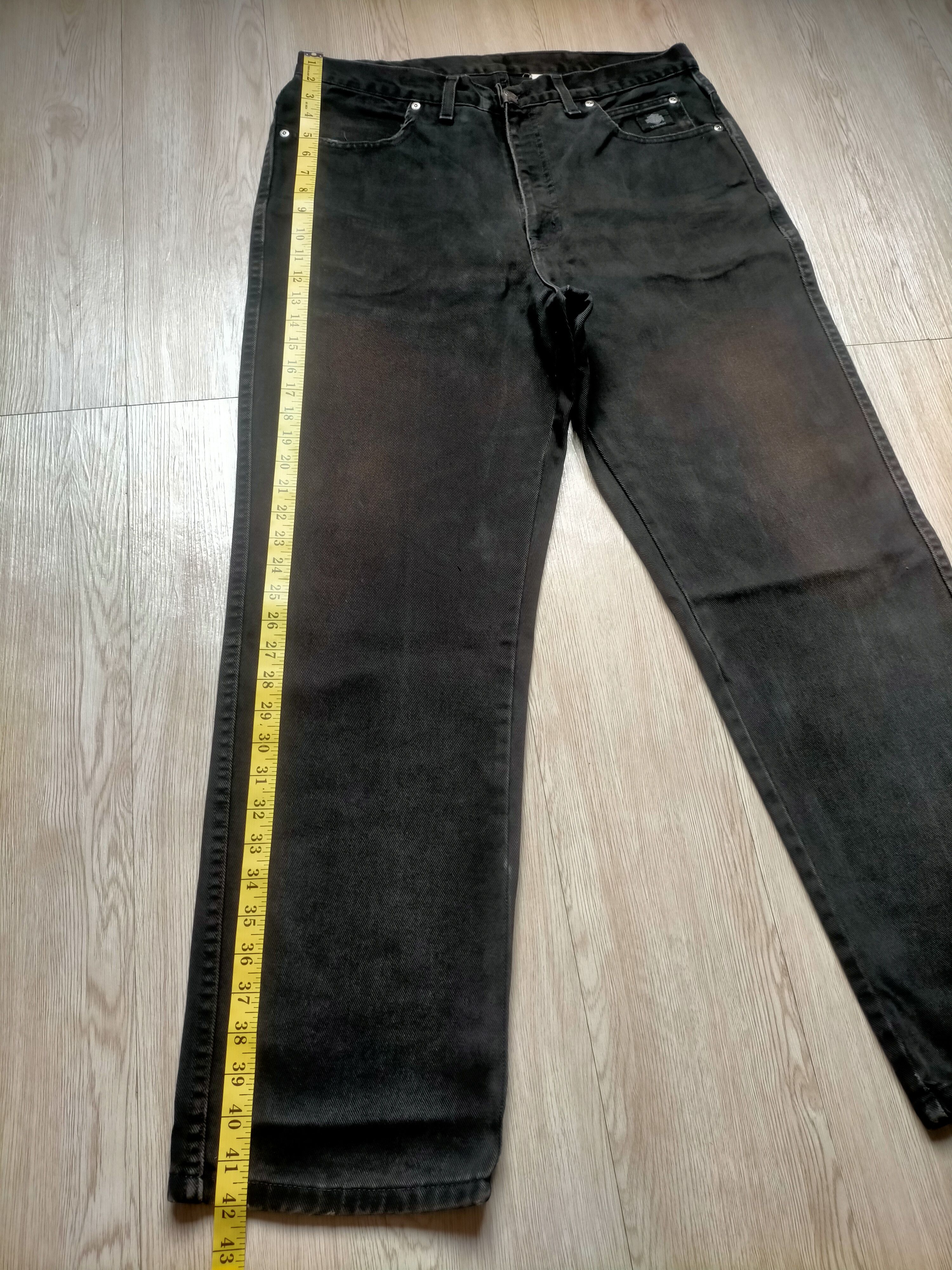 Harley Davidson Harley Davidson Black Baggy Jeans Made in usa Size US 34 / EU 50 - 22 Thumbnail