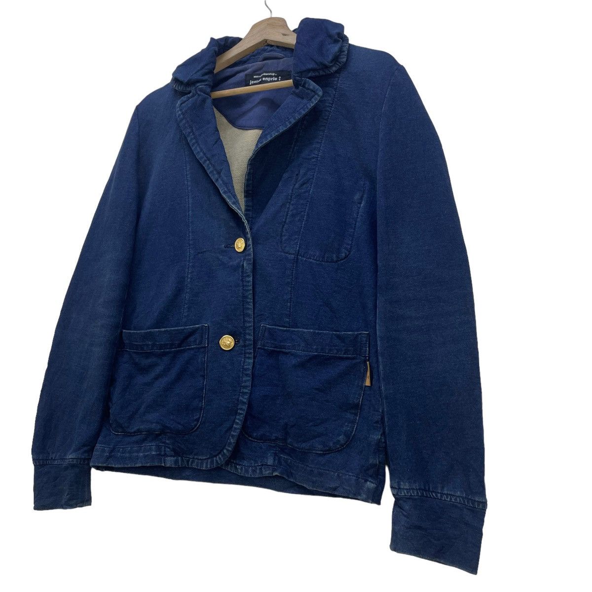 Indigo Mercibeaucoup Issey Miyake Indigo Denim Jacket Size M / US 6-8 / IT 42-44 - 4 Thumbnail