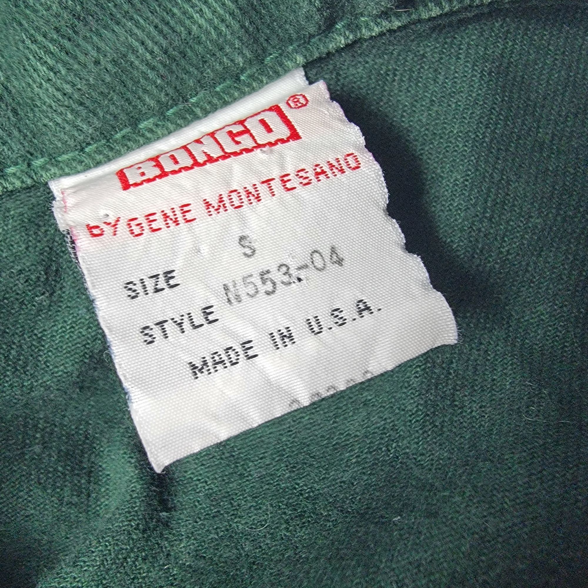 Other × Vintage Vintage Bongo Womens Small Green Denim Vest By Gene Montesan Size S / US 4 / IT 40 - 4 Thumbnail