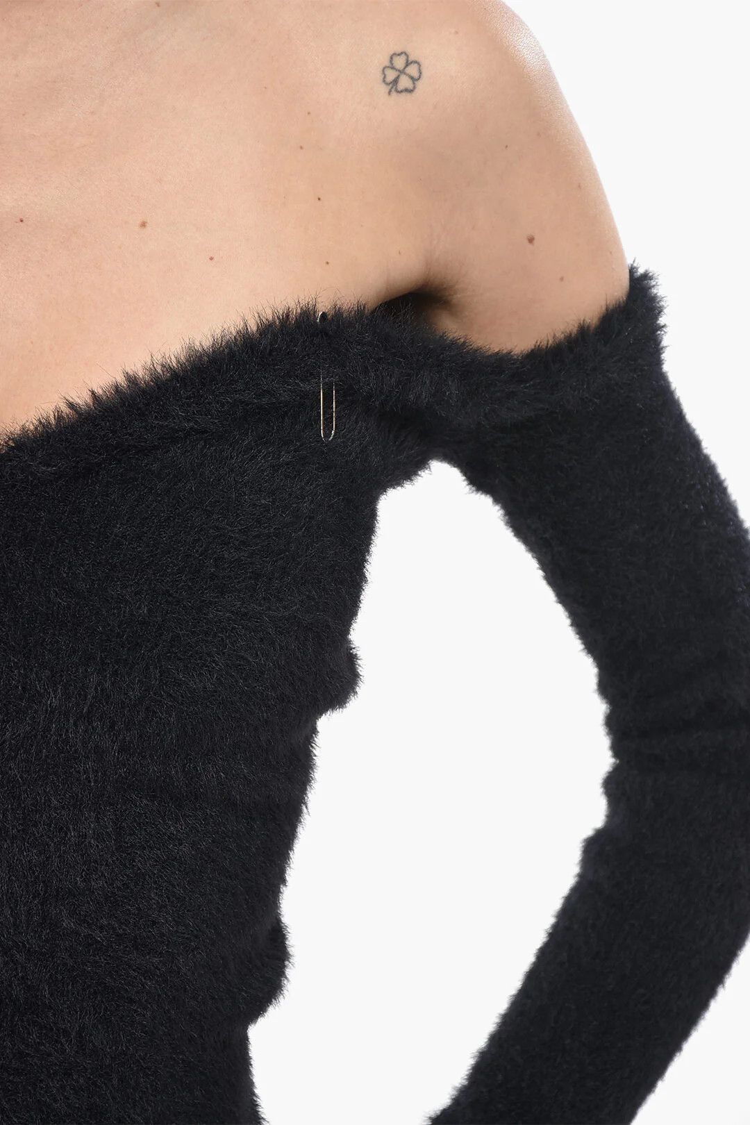 Off-White og1mm0426 Knit Sweater in Black Size S / US 4 / IT 40 - 5 Thumbnail