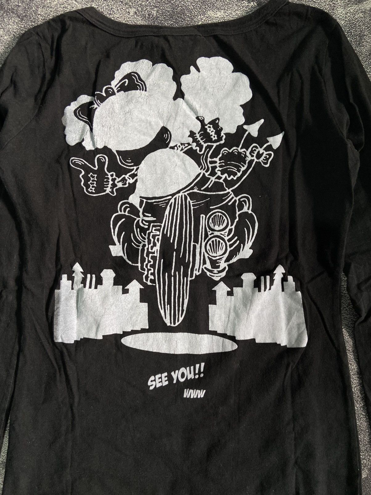 20471120 × If Six Was Nine × Japanese Brand Skull Motoride Ifsixwasnine Longsleeve Size US M / EU 48-50 / 2 - 5 Thumbnail