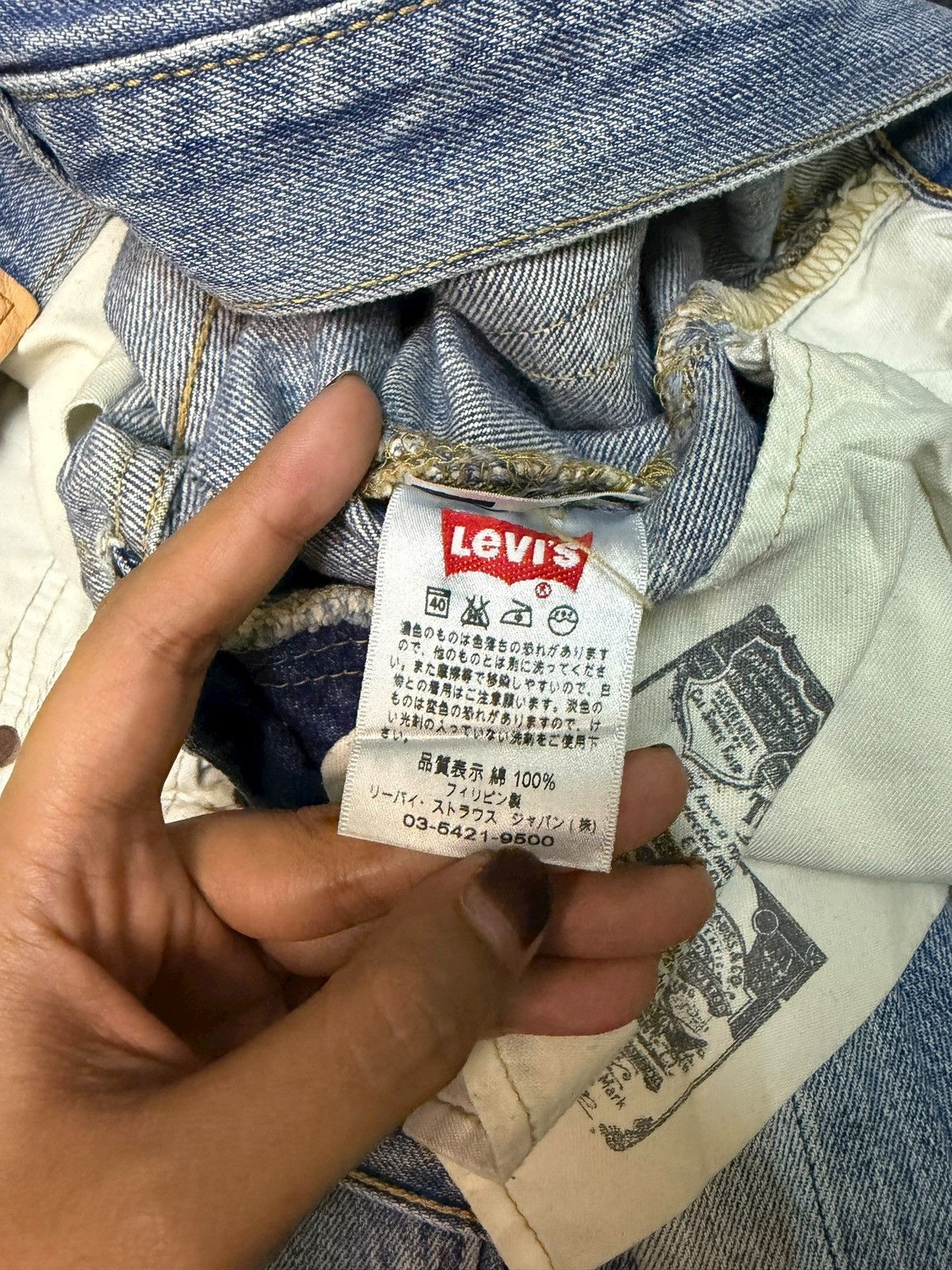 Levi's Vintage 90s Levis 501 Mud Wash Distressed Jeans Size US 33 - 5 Thumbnail