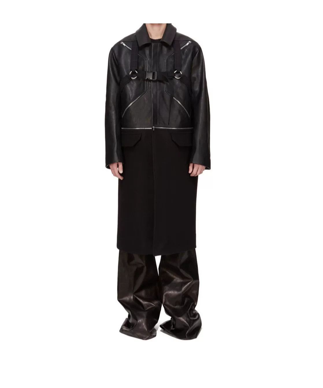 Rick Owens Rick Owens 25FW Blixa Max Leather Coat Size US M / EU 48-50 / 2 - 6 Thumbnail