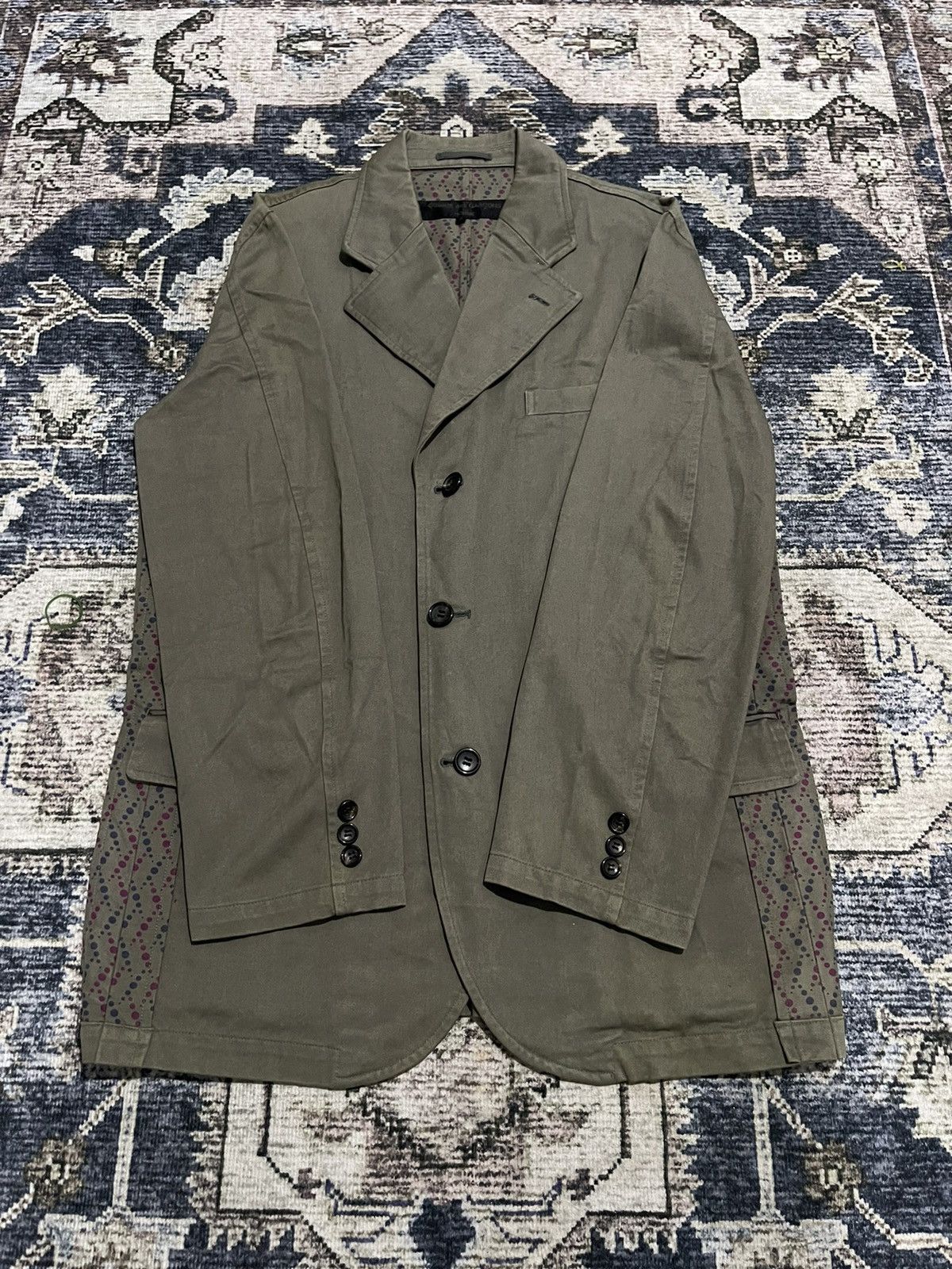 Comme des Garcons 🔥COMME DES GARÇONS HOMME 3 Button Blazer Size US M / EU 48-50 / 2 - 8 Thumbnail