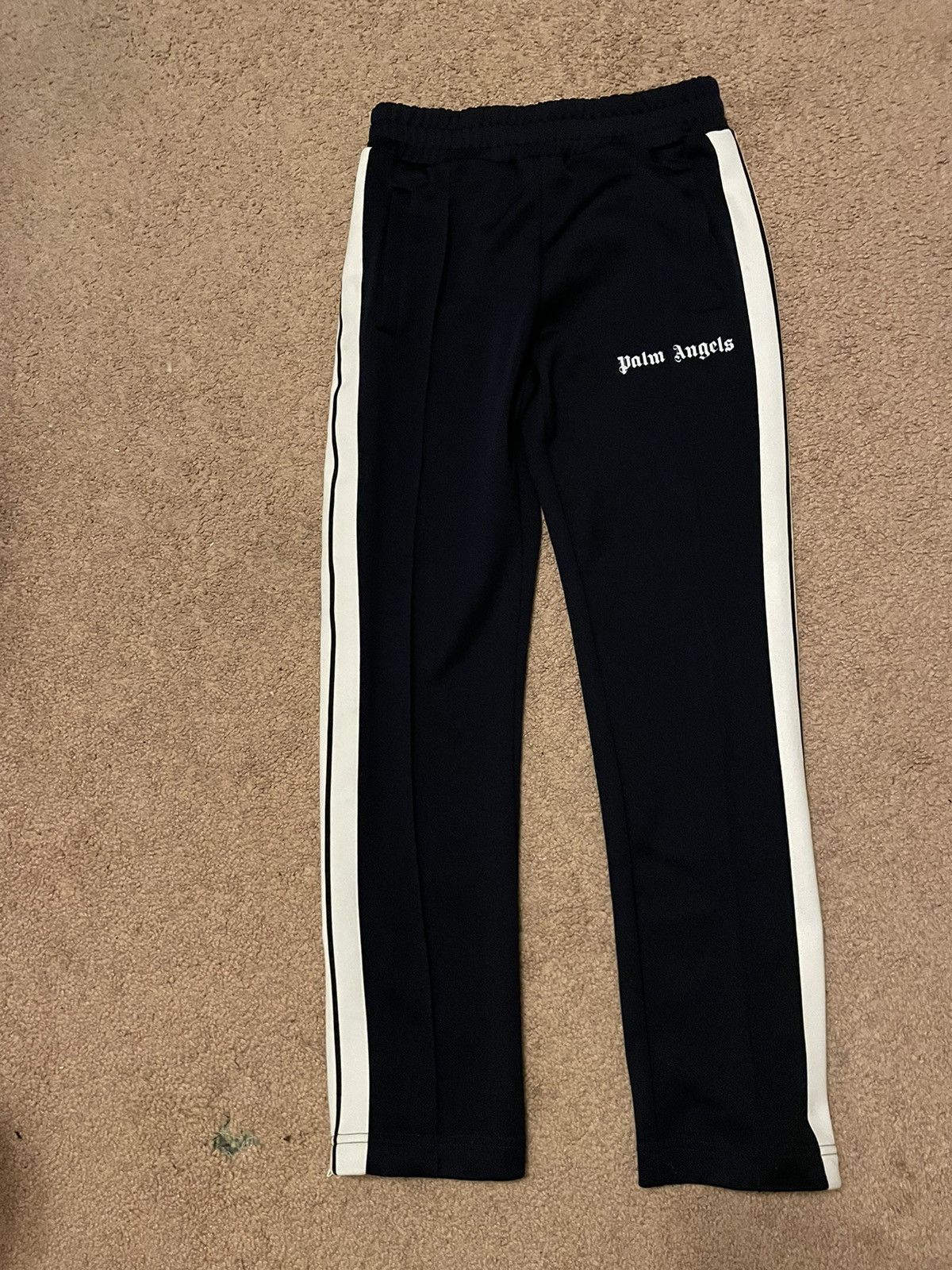 Pre-owned Palm Angels Navy Blue Track Pant