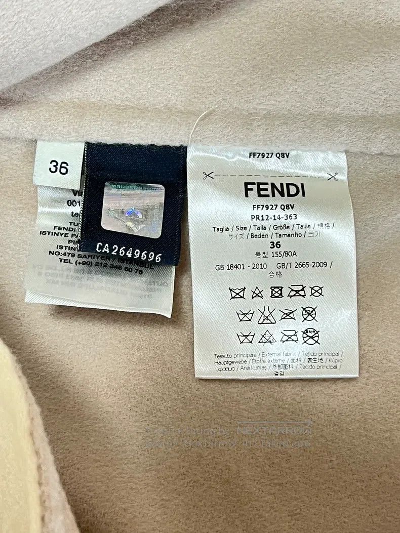 Fendi Fendi Women's wool blend coat Size XS / US 0-2 / IT 36-38 - 7 Thumbnail