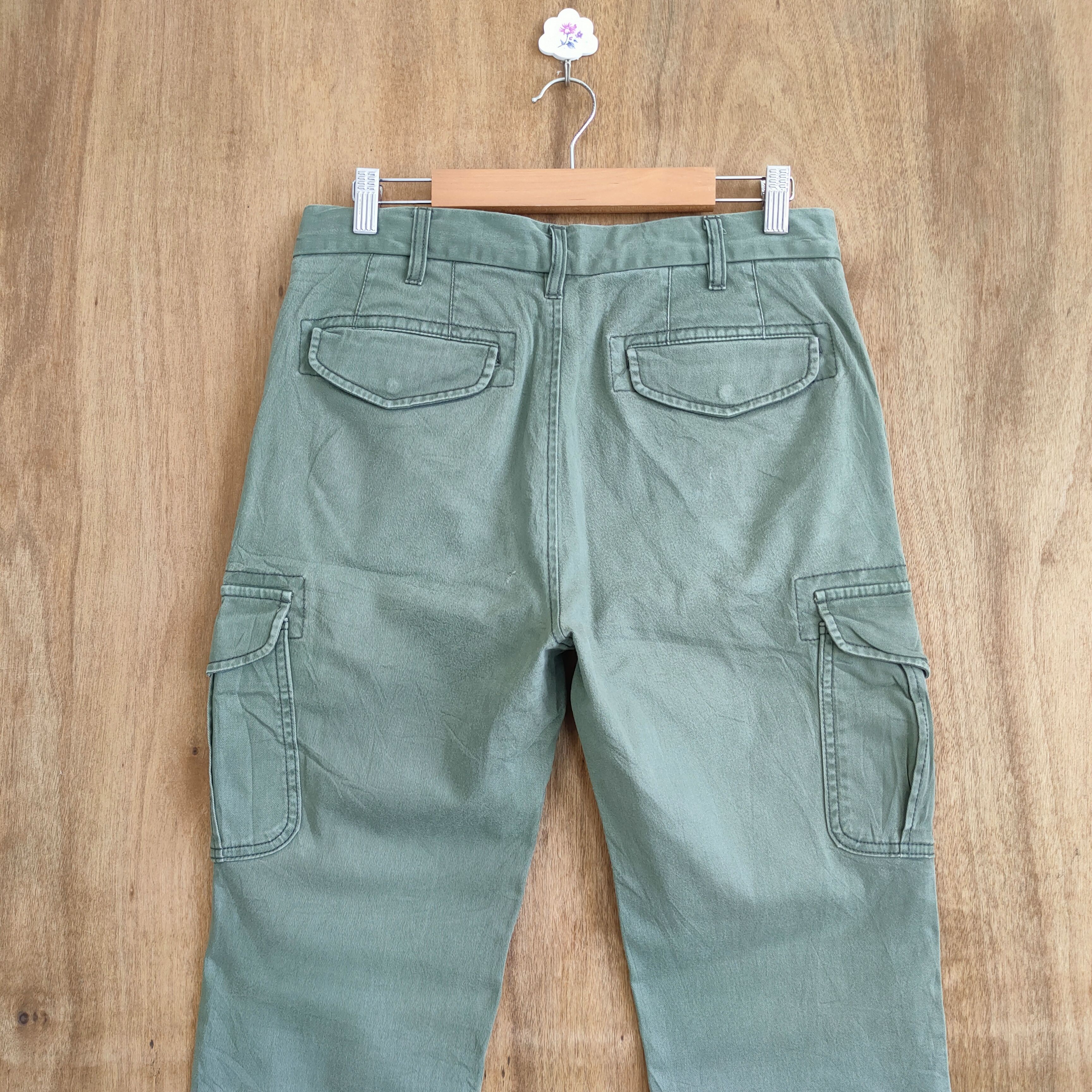 Japanese Brand VINTAGE JAPANESE FADED SKINNY CARGO PANTS Size US 30 / EU 46 - 7 Thumbnail