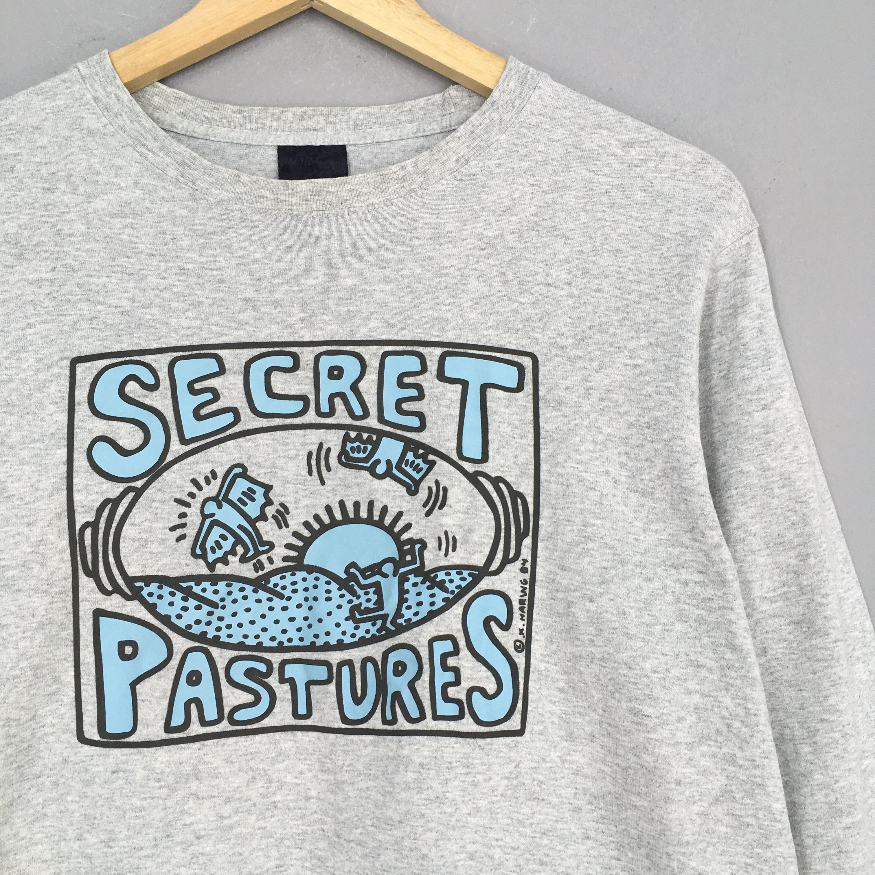 Keith Haring × Vintage Vintage Keith Haring Secret Pastures Pop Art Tshirt Medium Size US M / EU 48-50 / 2 - 2 Thumbnail