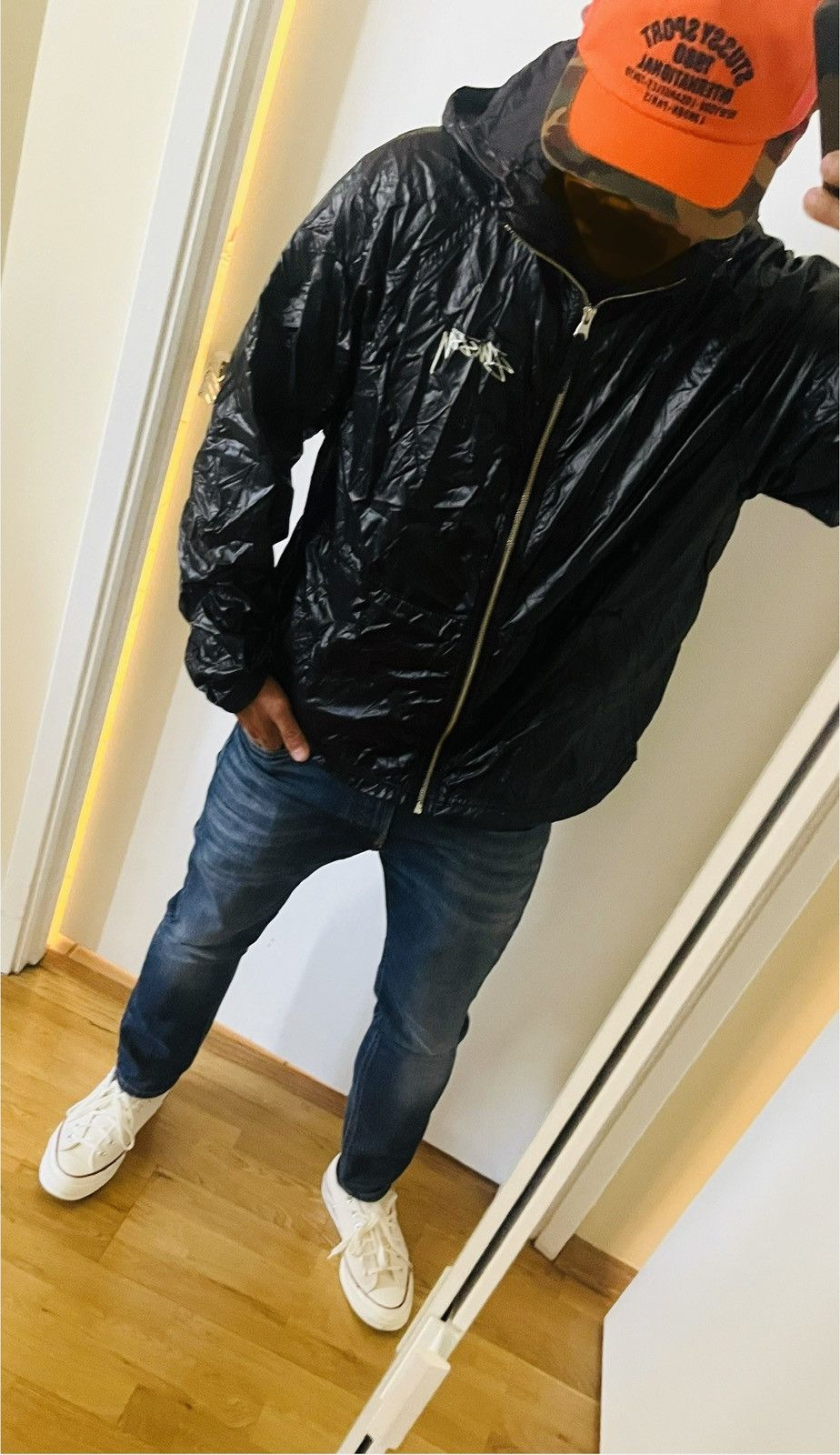Stussy Stussy new beach shell nylon jacket S black majotech zip up Size US S / EU 44-46 / 1 - 8 Thumbnail