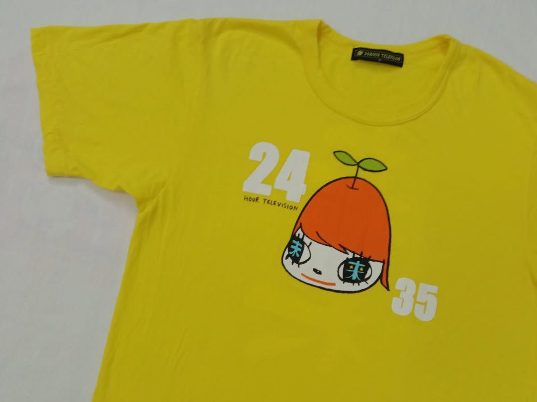 Japanese Brand Yoshitomo Nara 24 Hours Television Tshirt Size US M / EU 48-50 / 2 - 4 Thumbnail