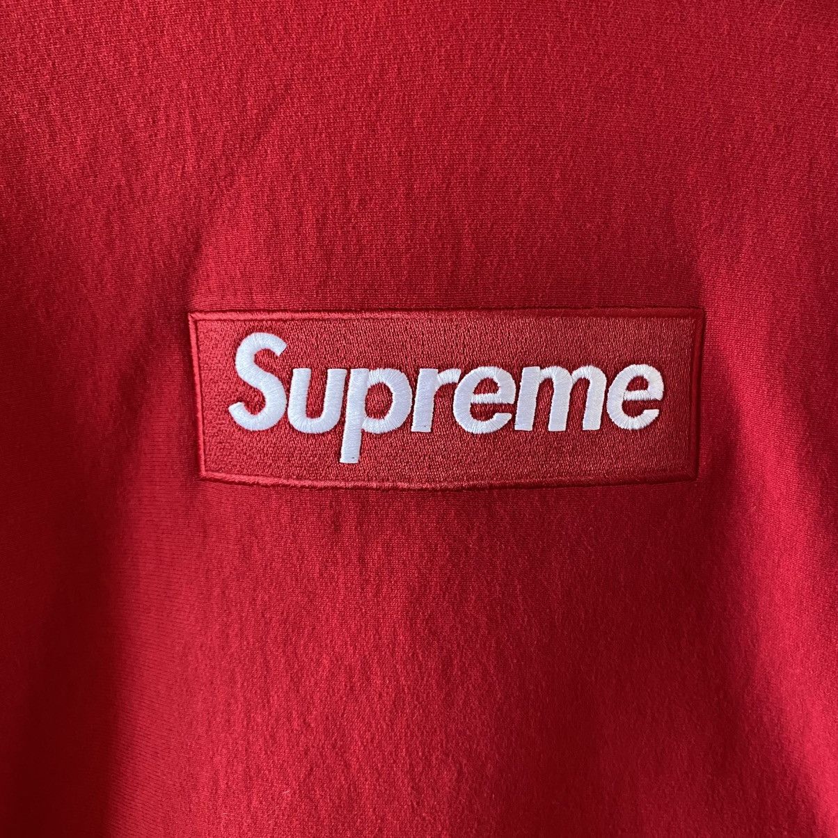 Supreme Supreme Box Logo Hooded Sweatshirt Red Tonal Hoodie 2023 Size US S / EU 44-46 / 1 - 3 Thumbnail