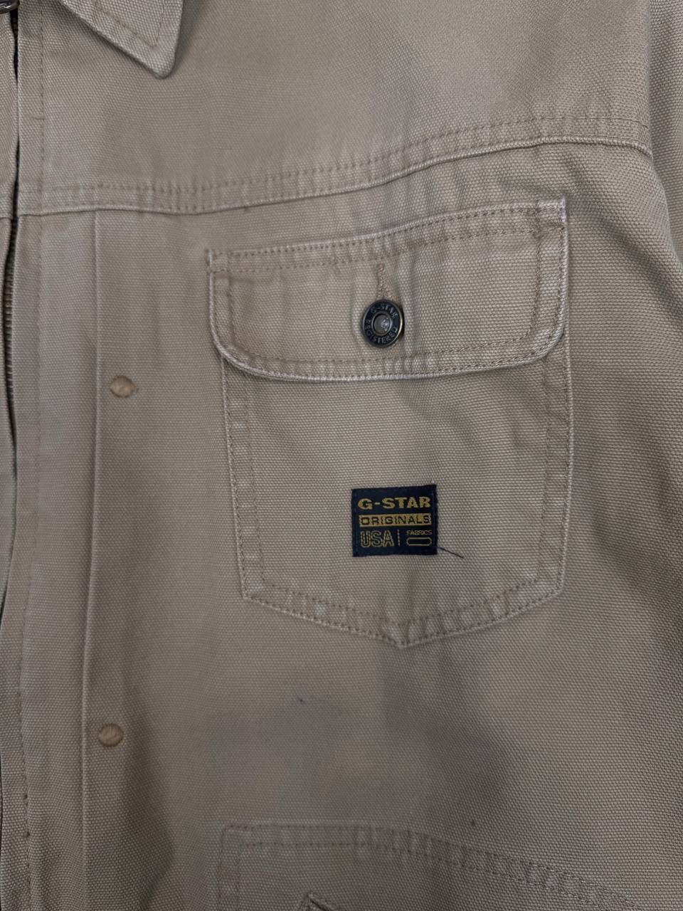 G-Star G-Star Men Worker Jacket Beige Size XL Size US XL / EU 56 / 4 - 3 Thumbnail