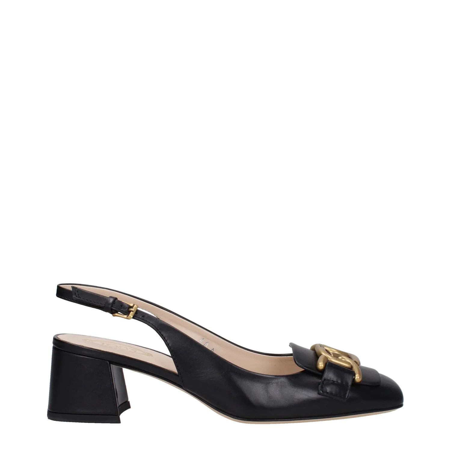 Tod's ob1o1e1224 Leather Sandals in Black Size US 7.5 / IT 37.5 - 1 Thumbnail