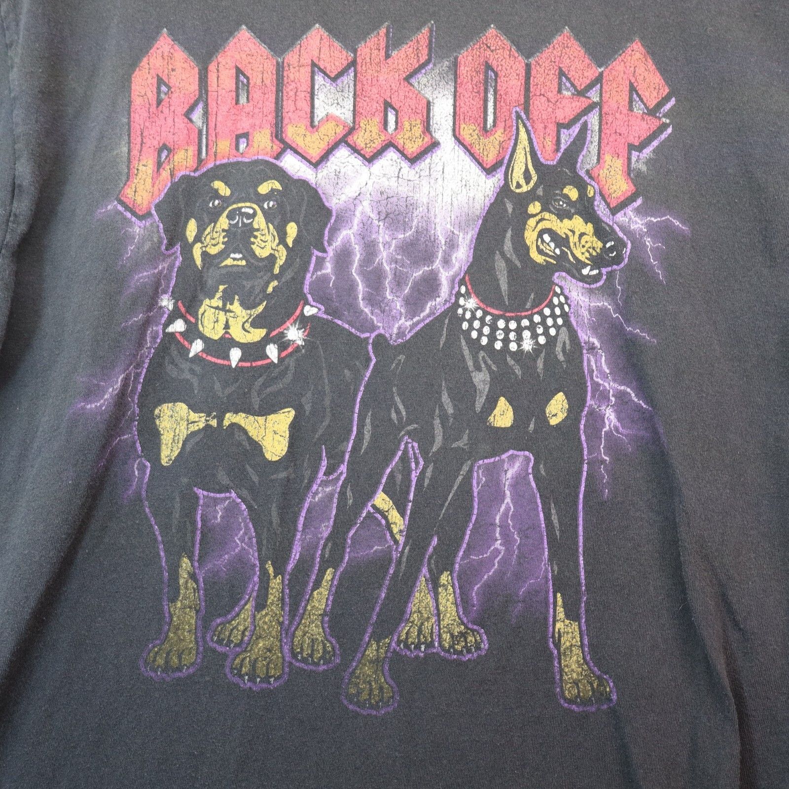 Damir Doma DOM Shirt Men Large Back Off Rottweiler Doberman Dog Shirt Size US L / EU 52-54 / 3 - 2 Thumbnail