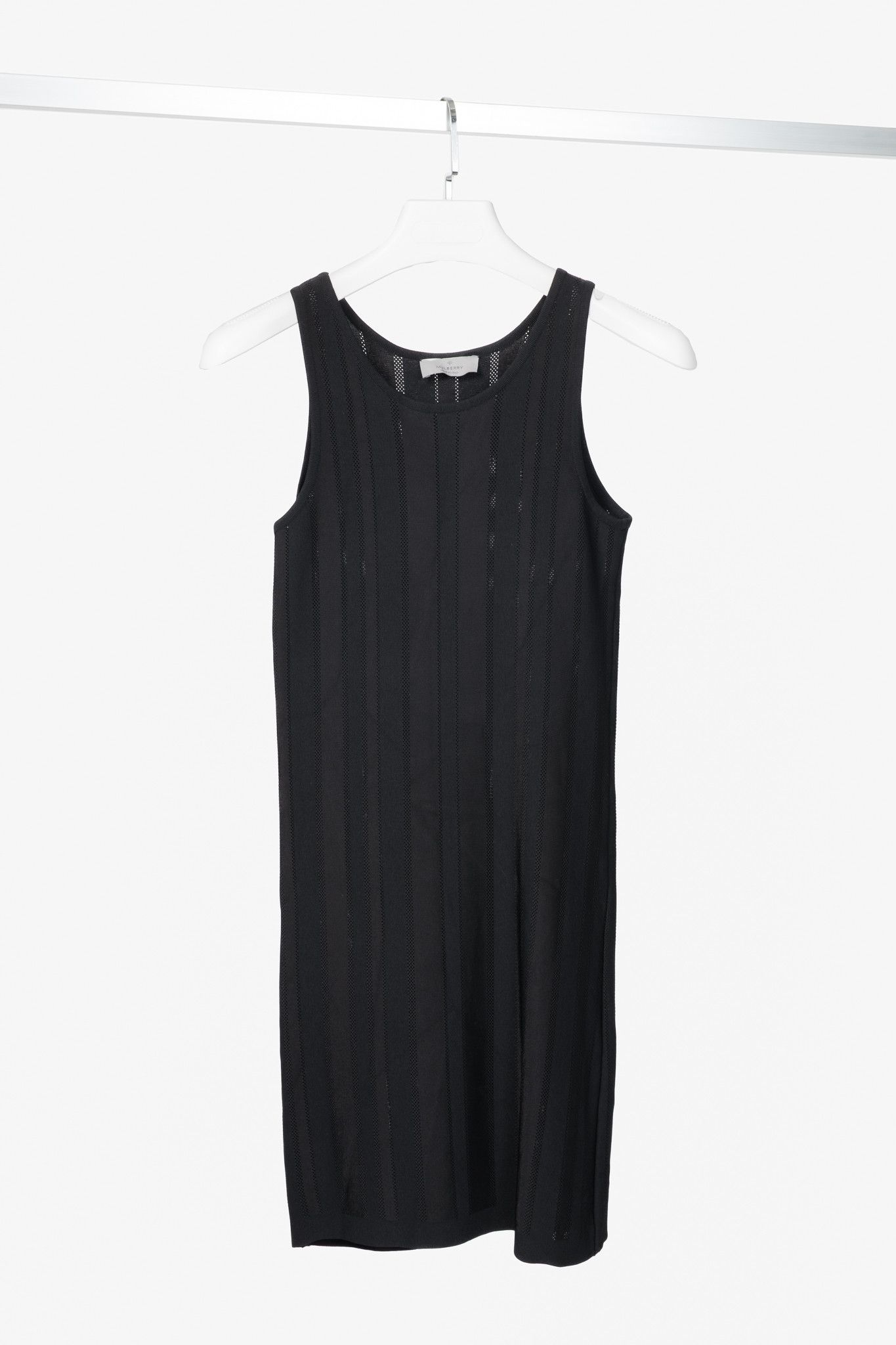 Mulberry Mulberry Black Ponte-Knit Jacquard-Stripe Mini Dress Size XS / US 0-2 / IT 36-38 - 1 Thumbnail