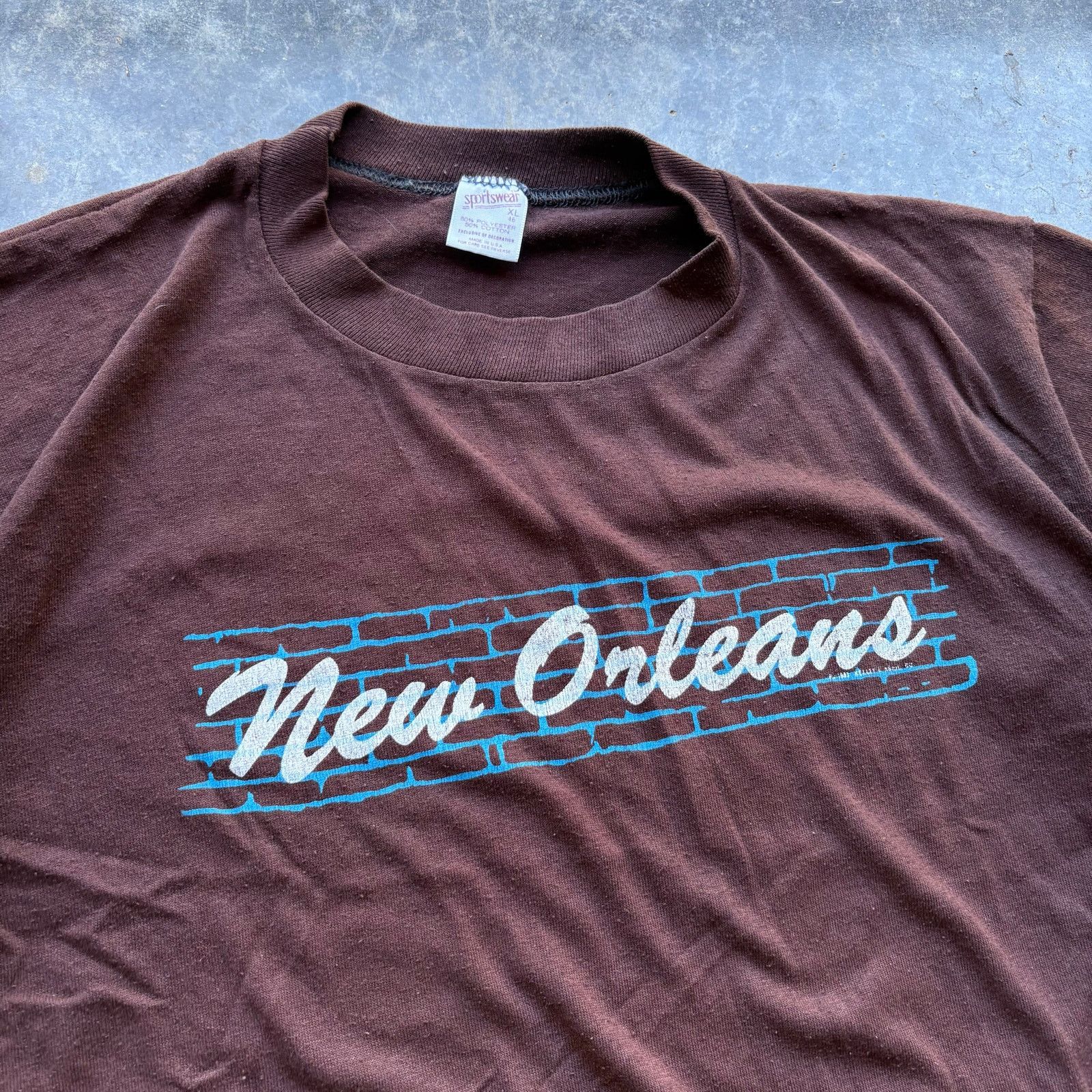 Vintage Vintage 70s 80s New Orleans T-shirt Size US L / EU 52-54 / 3 - 2 Thumbnail
