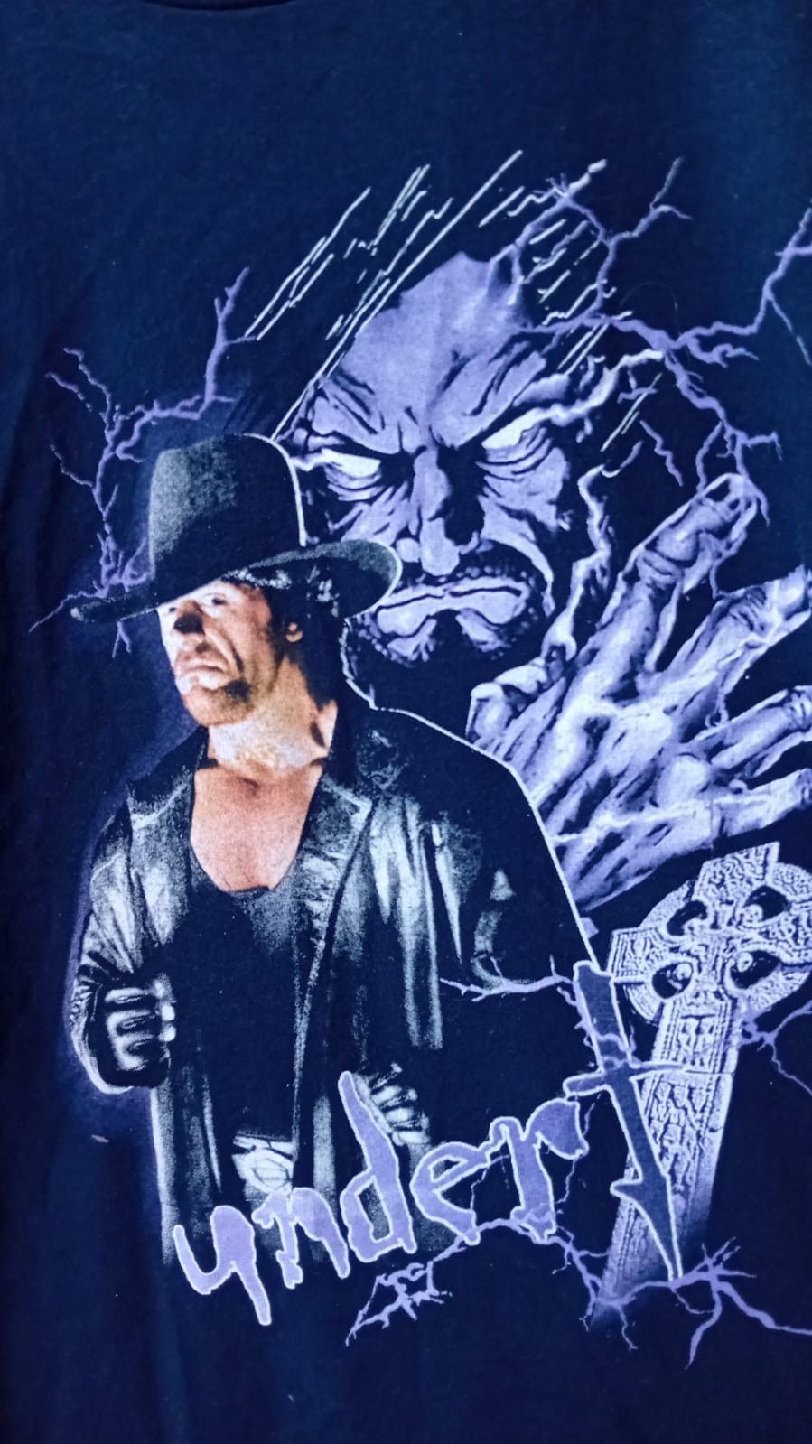 Vintage The Undertaker Vintage WWE Wrestling Shirt Double Sided Size US XL / EU 56 / 4 - 5 Thumbnail