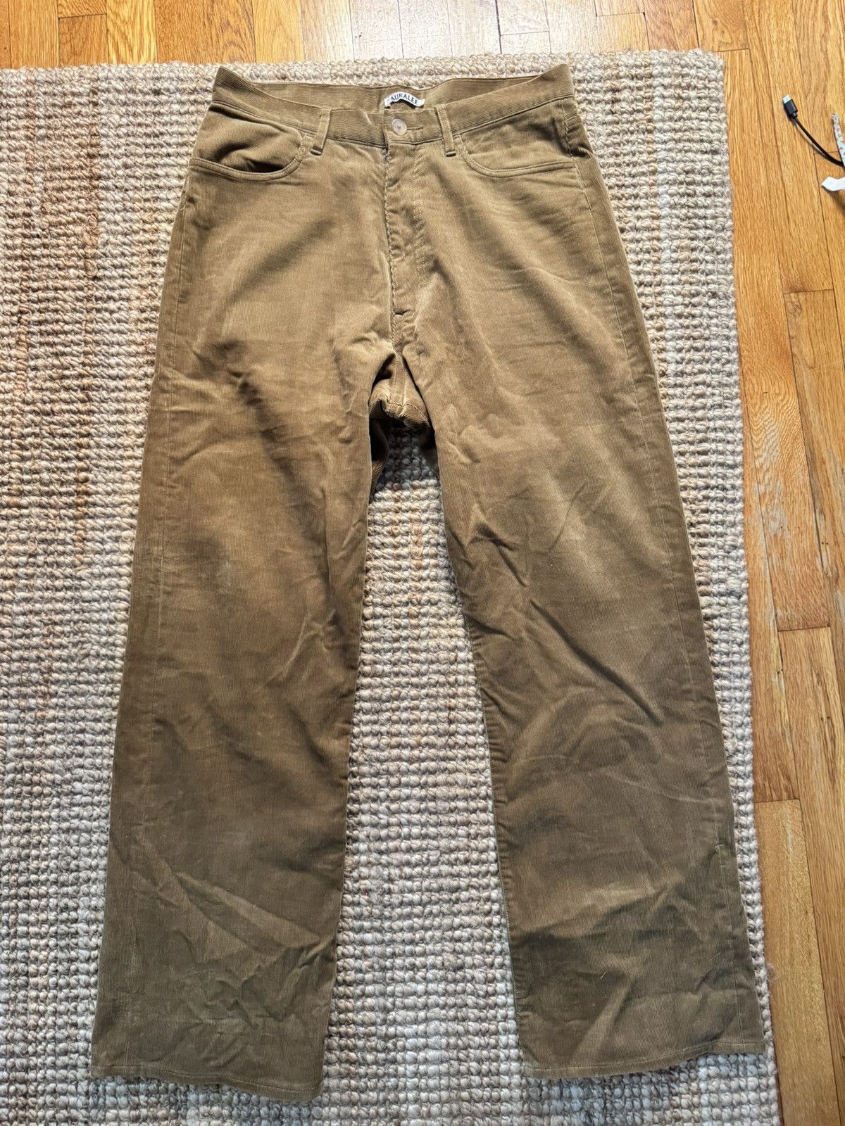 Auralee SS23 finx corduroy pants