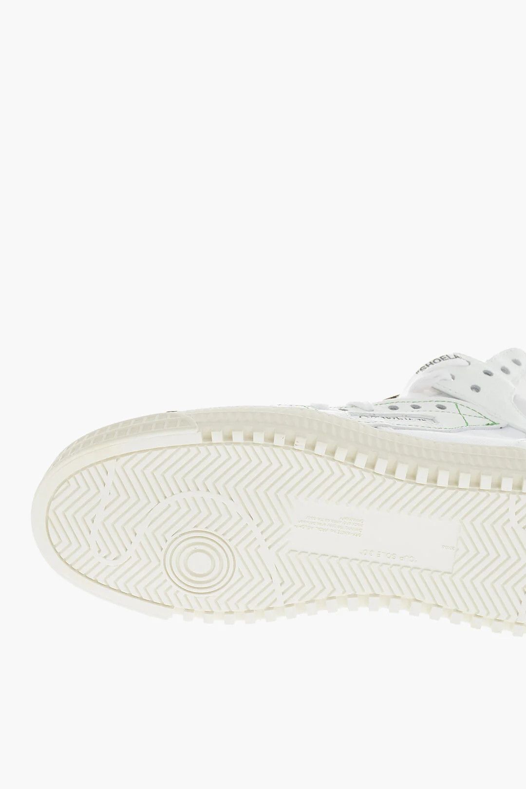 Off-White og1mm0426 Leather & Fabric Hi-Top Sneakers in White Size US 6 / EU 39 - 5 Thumbnail