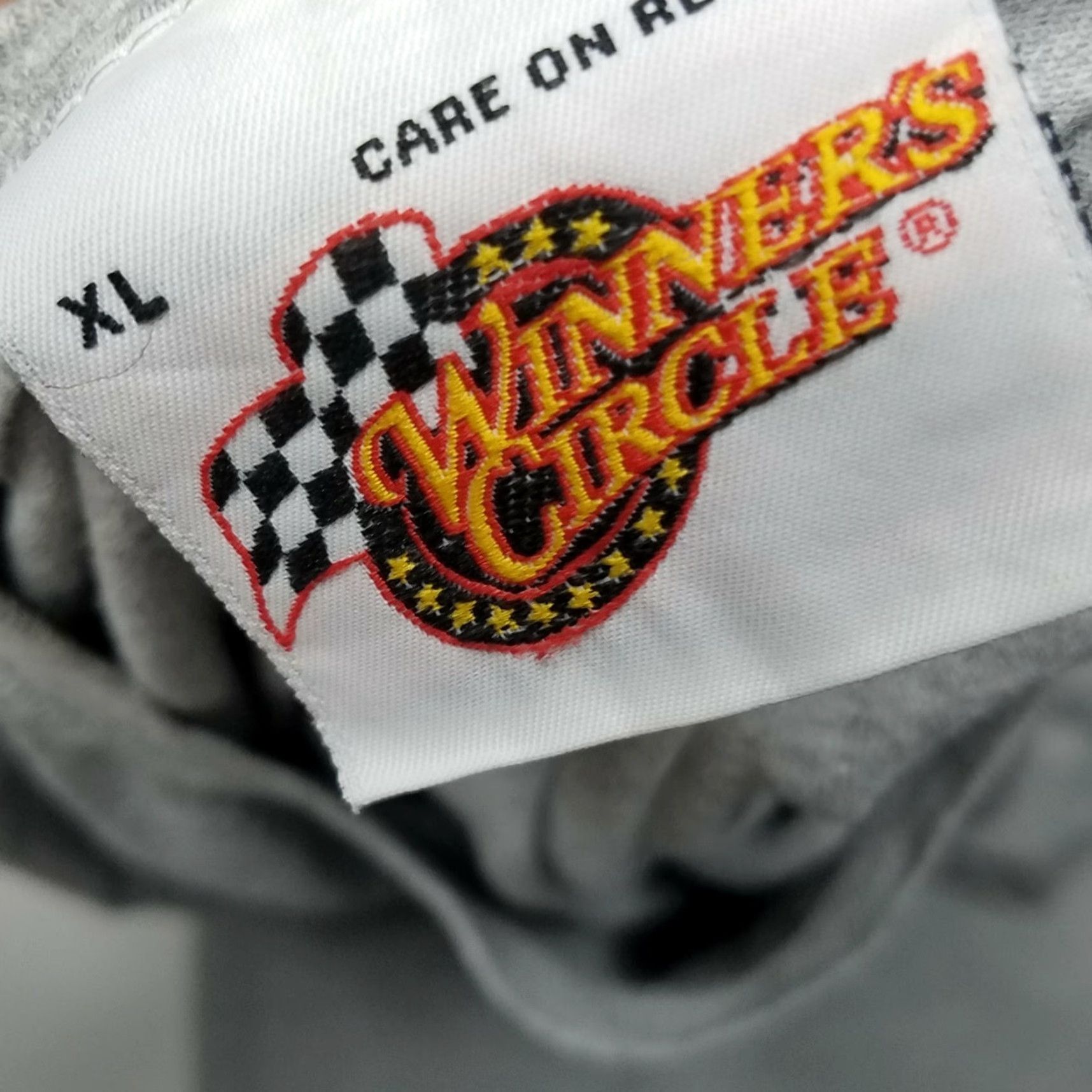 NASCAR NASCAR Speed Thrills T-Shirt Men’s Gray XL - Winner's Circle Cotton Crew Neck Short Sleeve Tee, Adult Extra Large, Solid, 90s/2000s Style, Mens Size US XL / EU 56 / 4 - 8 Thumbnail