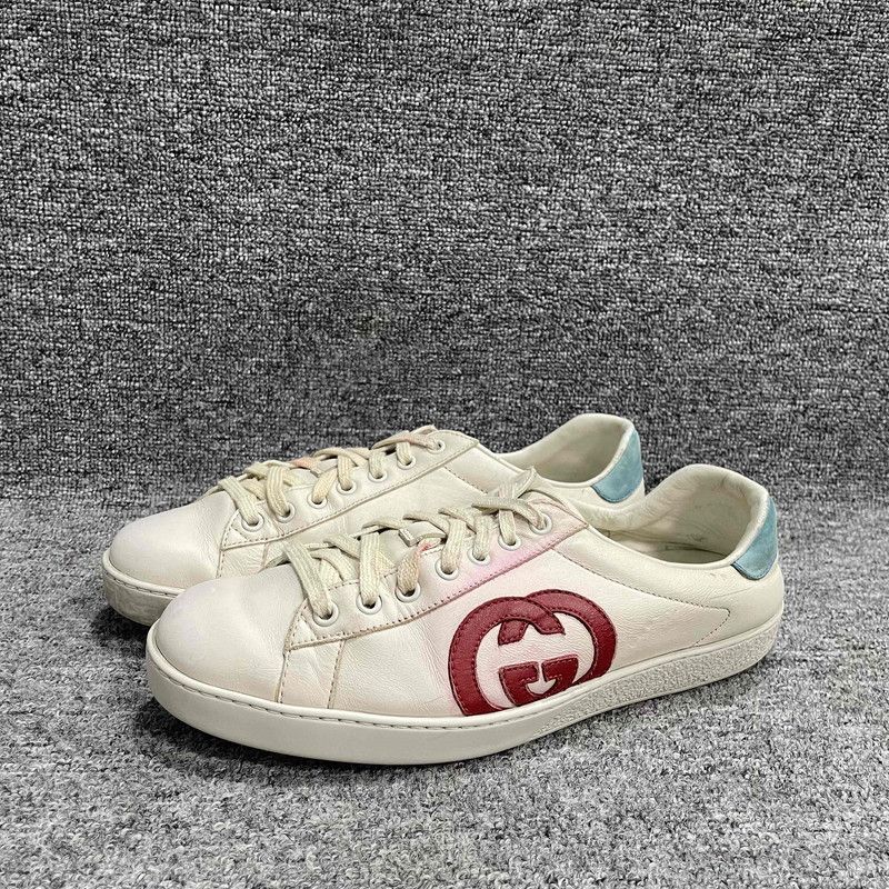 Gucci Gucci ACE Double G Sport Sneakers for Men 0079 Size US 8 / EU 41 - 1 Thumbnail