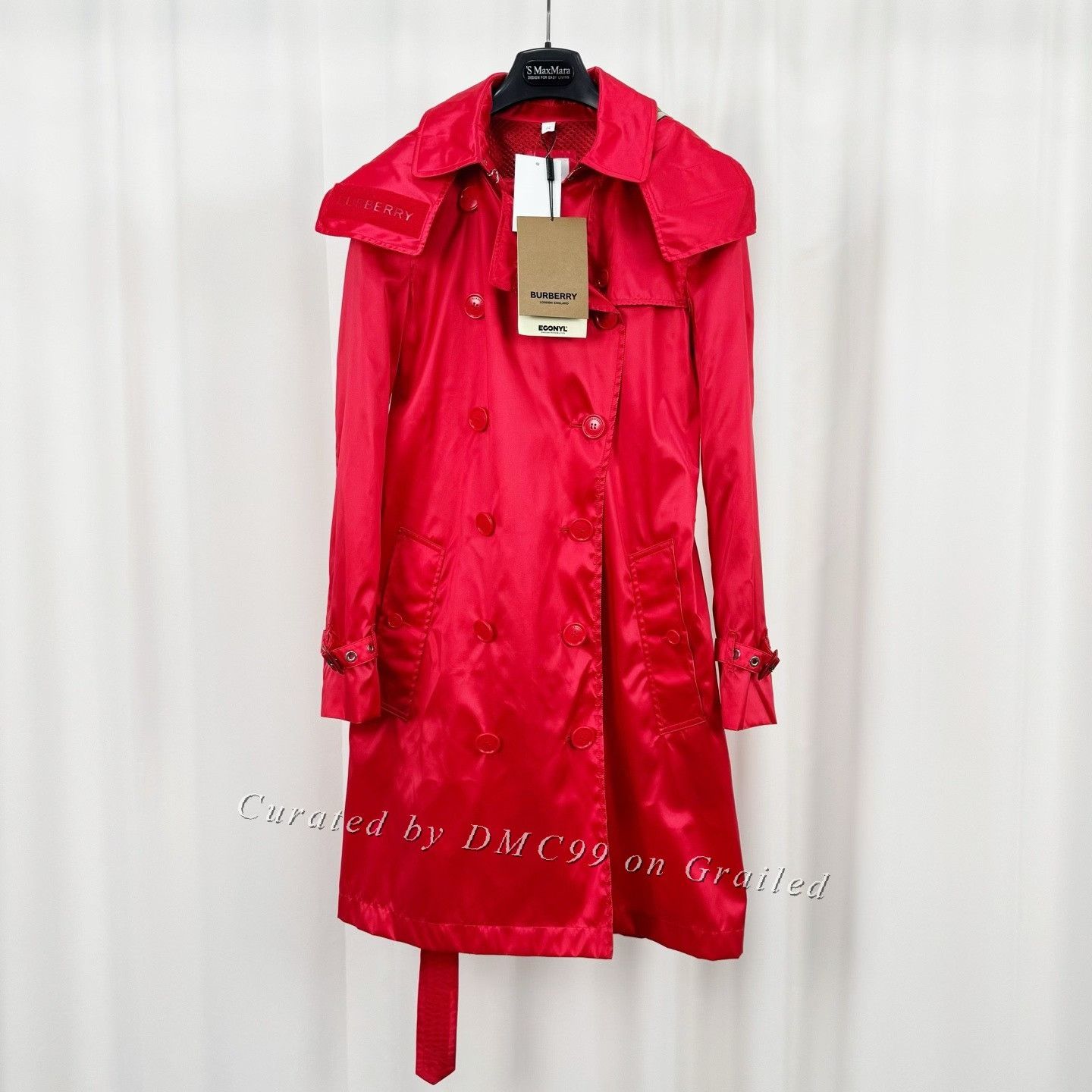 Burberry Burberry Double-Breasted Check Trench Coat Size XXS / US 00 / IT 34 - 1 Thumbnail