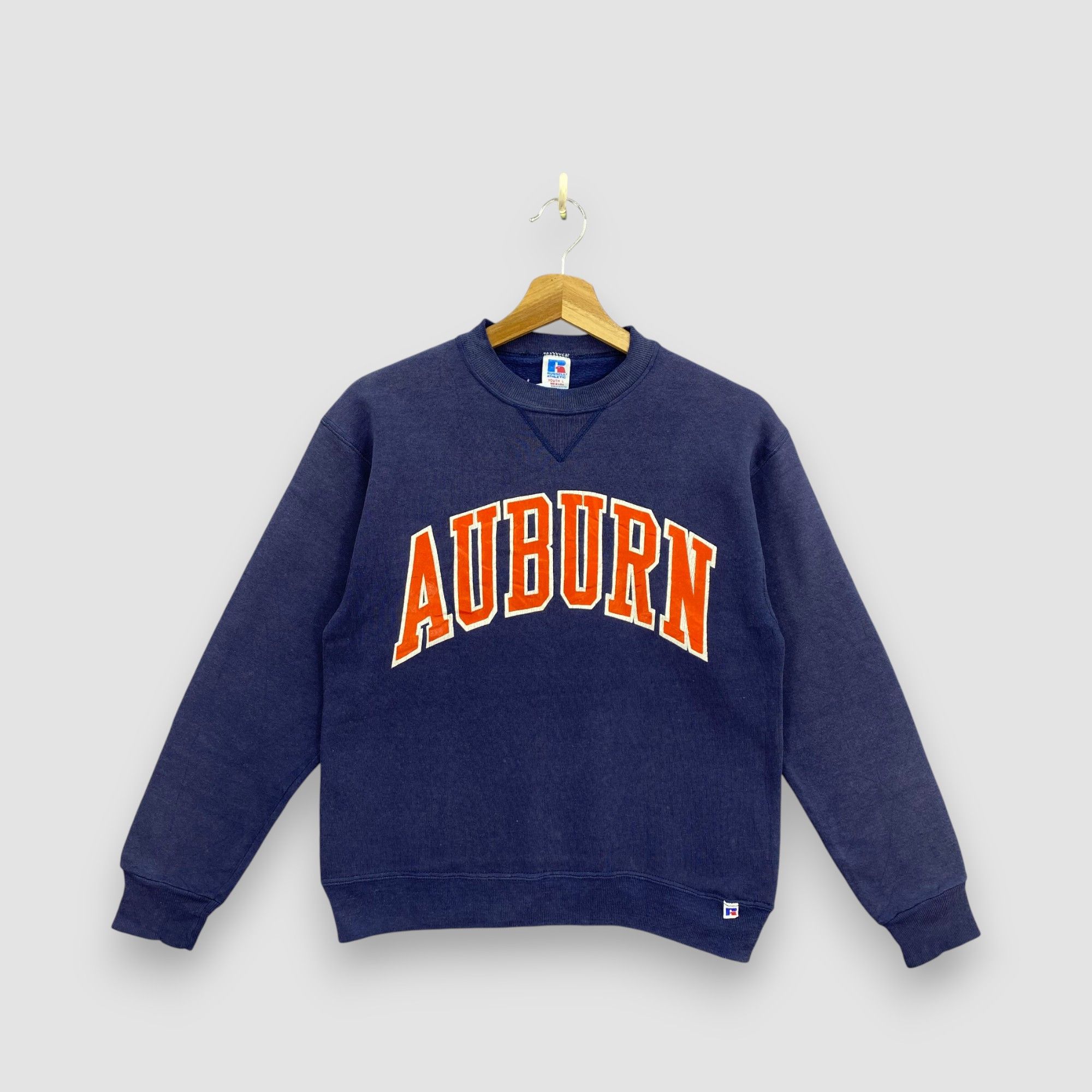 Vintage 90s Auburn Tiger Sweatshirt Russell Athletic Sweater
