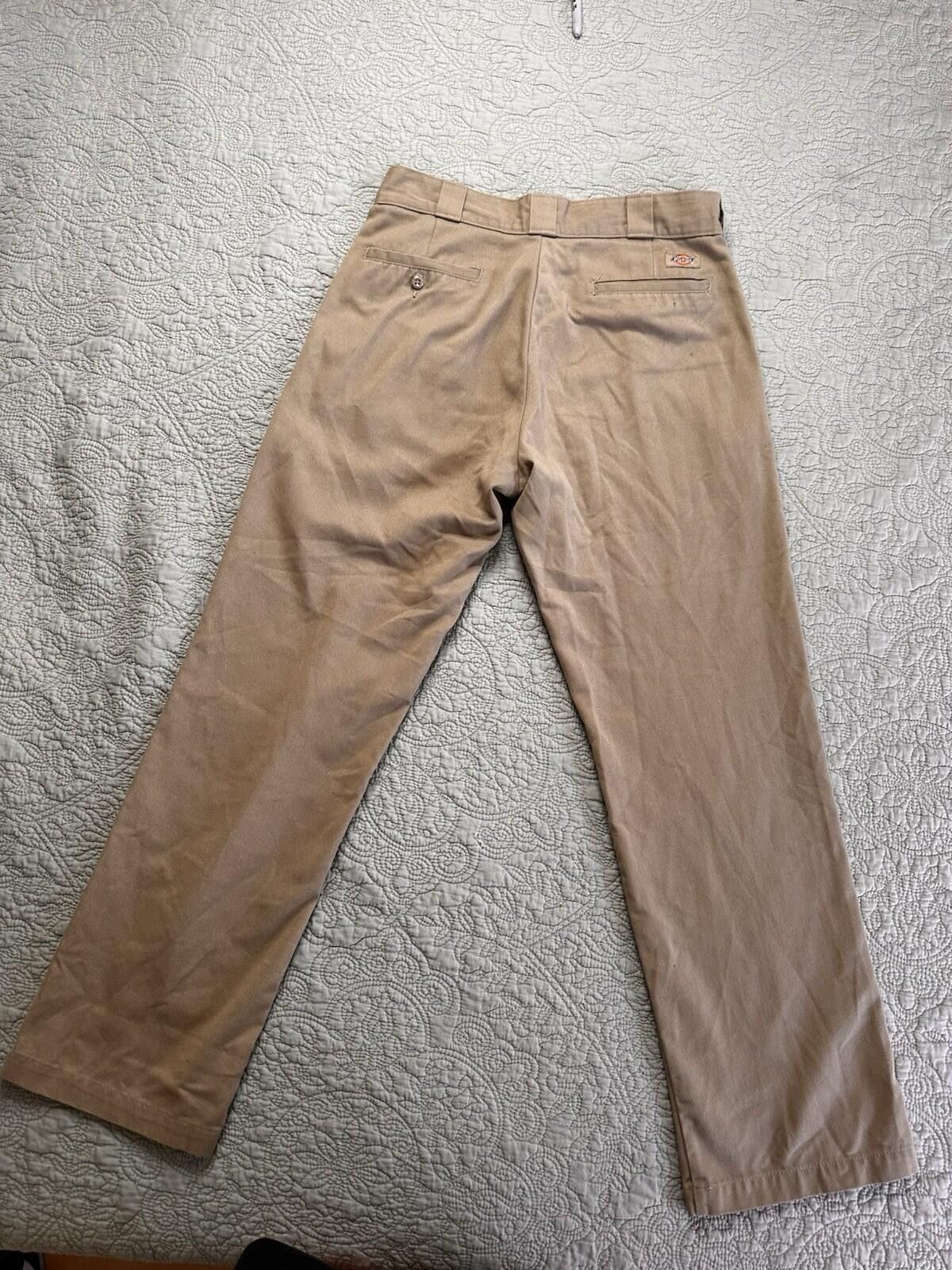 Dickies Dickies Men's Workwear Pants 874, Khaki, 32x34, Original Fit Size US 34 / EU 50 - 2 Thumbnail