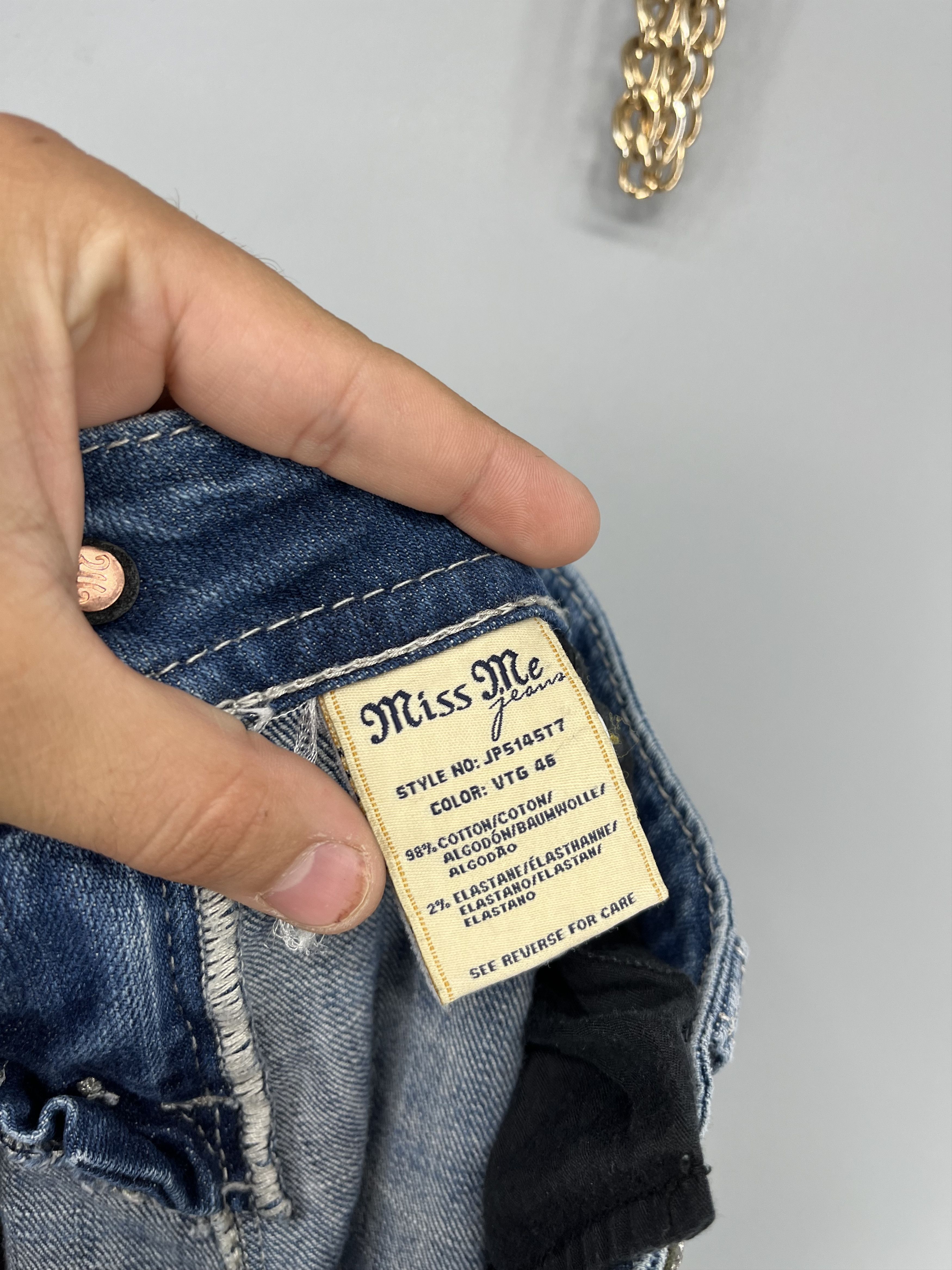 Hysteric Glamour × Japanese Brand × Miss Me Miss Me CRAZY Hysteric Glamour Chrome Hearts Style Jeans Size 28" / US 6 / IT 42 - 14 Thumbnail