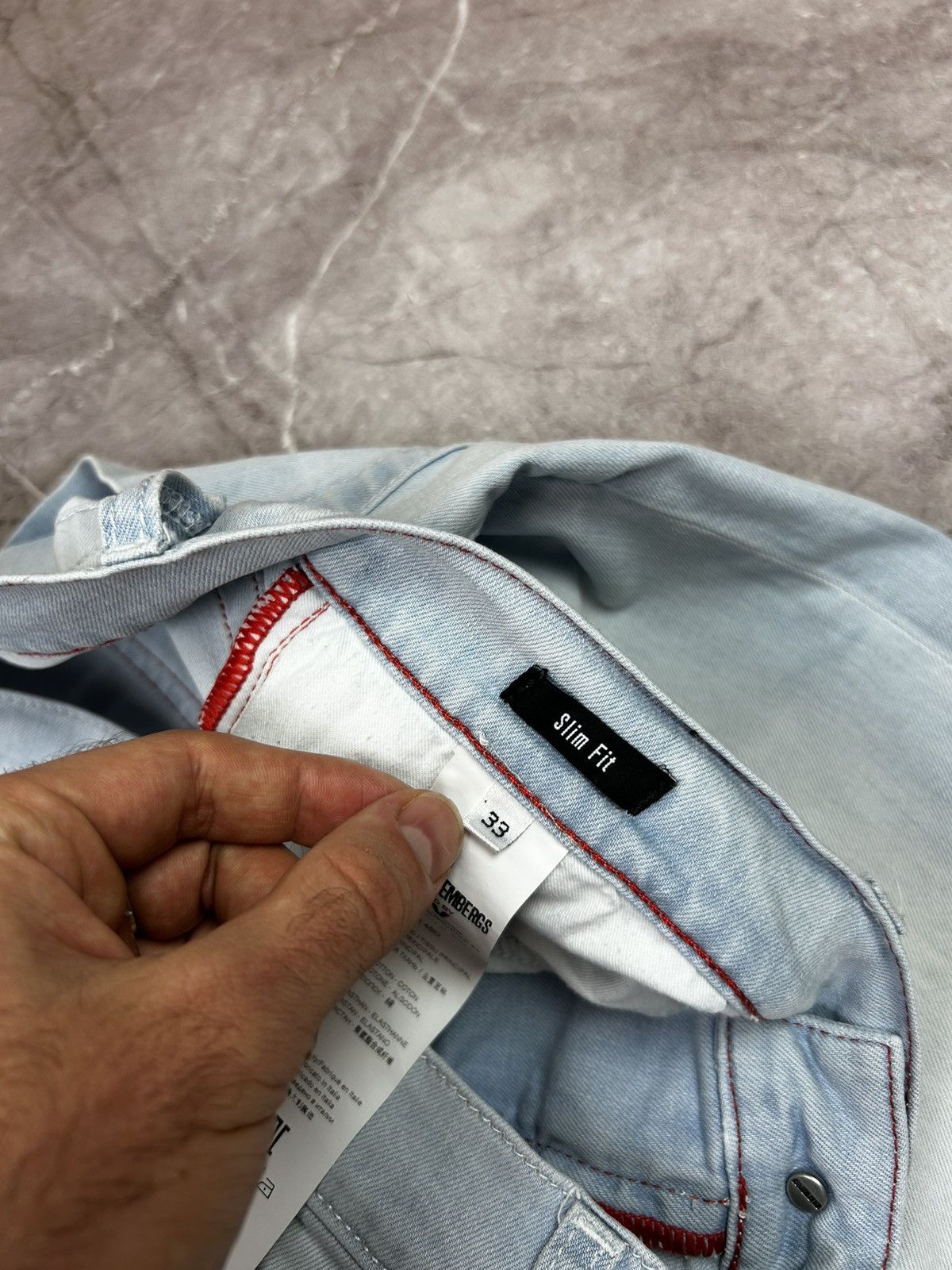 Dirk Bikkembergs Dirk Bikkembergs Biker Jeans Denim Pants Size US 33 - 9 Thumbnail