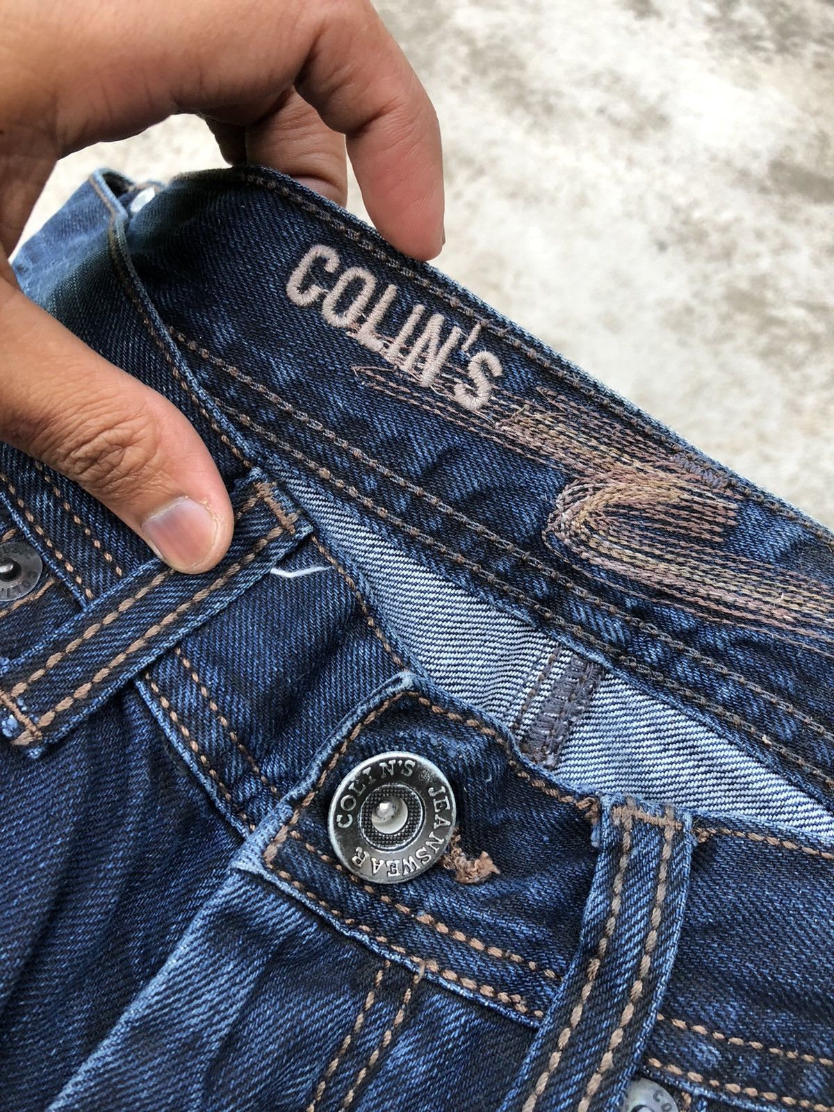 Hypebeast COLINS WASHED BLUE DENIM Size US 32 / EU 48 - 7 Thumbnail