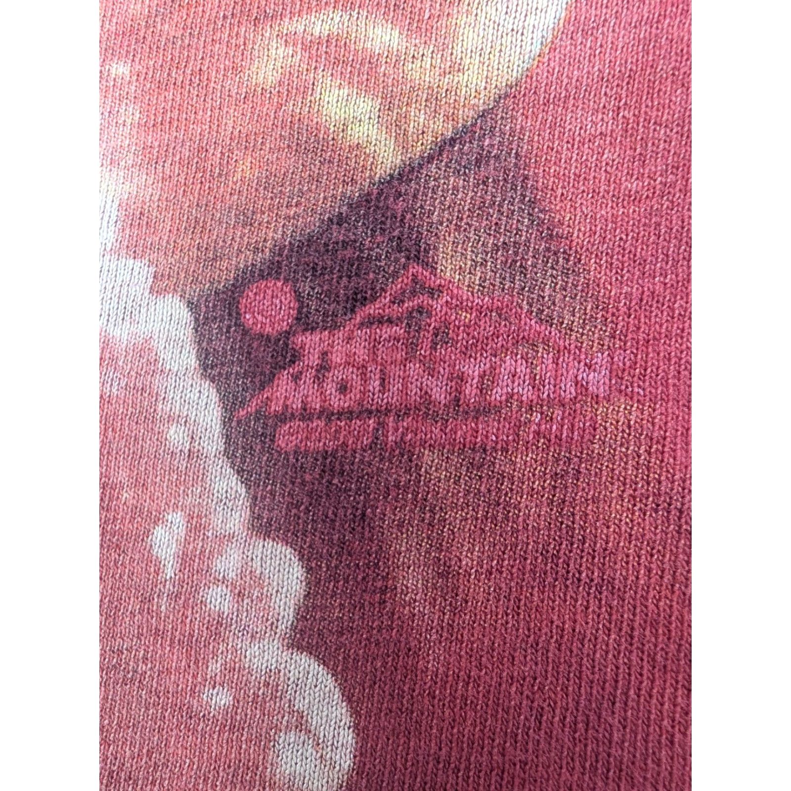 The Mountain The Mountain Red Tie Dyed Graphic T-Shirt Rooster Chicken Size Large Farm Animal Mens T-Shirt Red Animals 90s Size US L / EU 52-54 / 3 - 3 Thumbnail